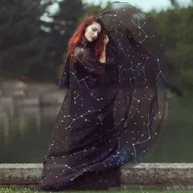 12 Constellations Starry Sky Cape