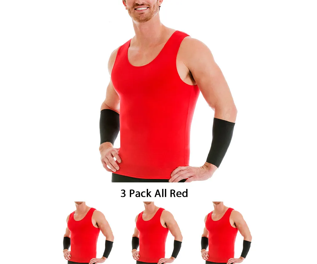 3-Pack Insta Slim High Compression Muscle Tank MA0003