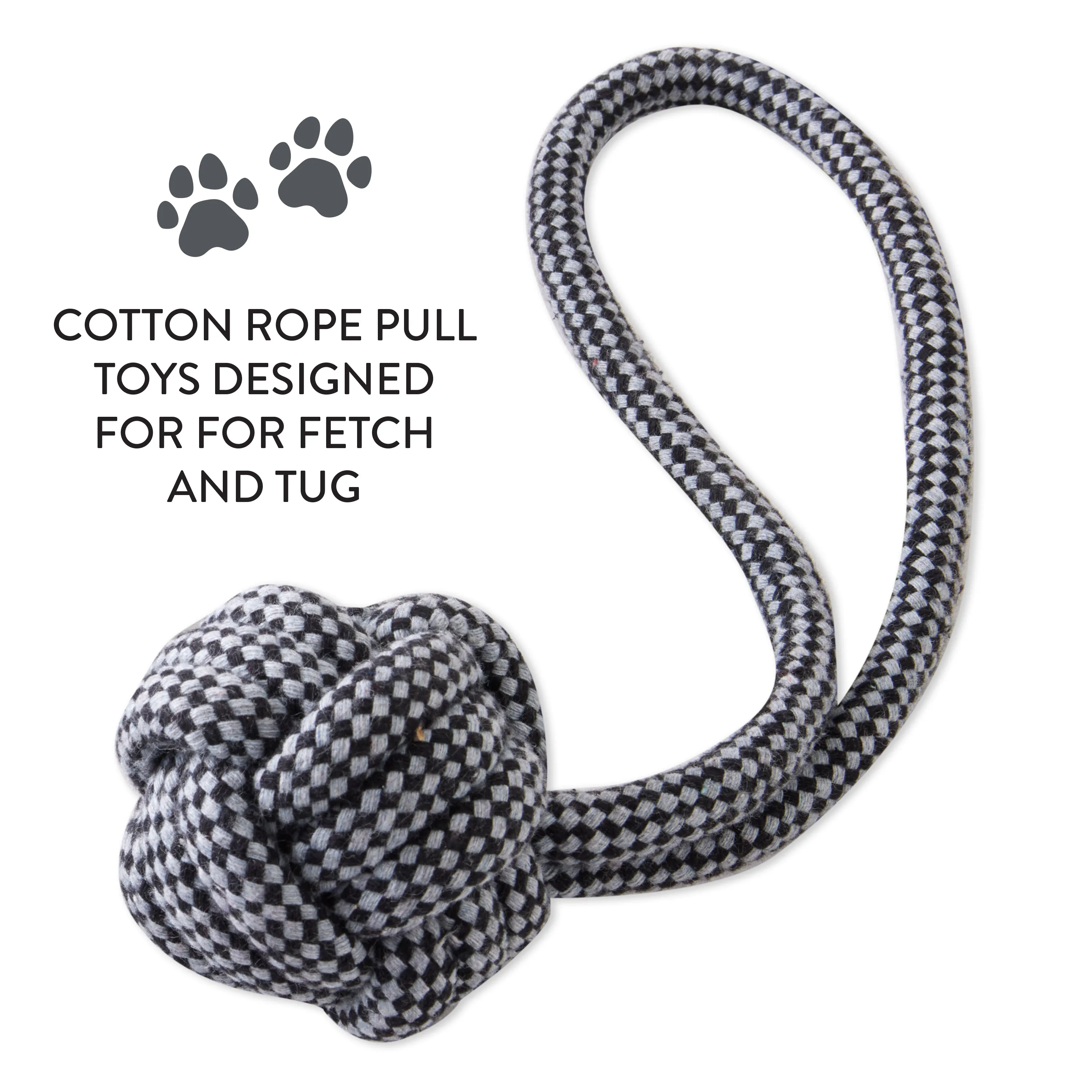 3-Pack Rope Pull Toys