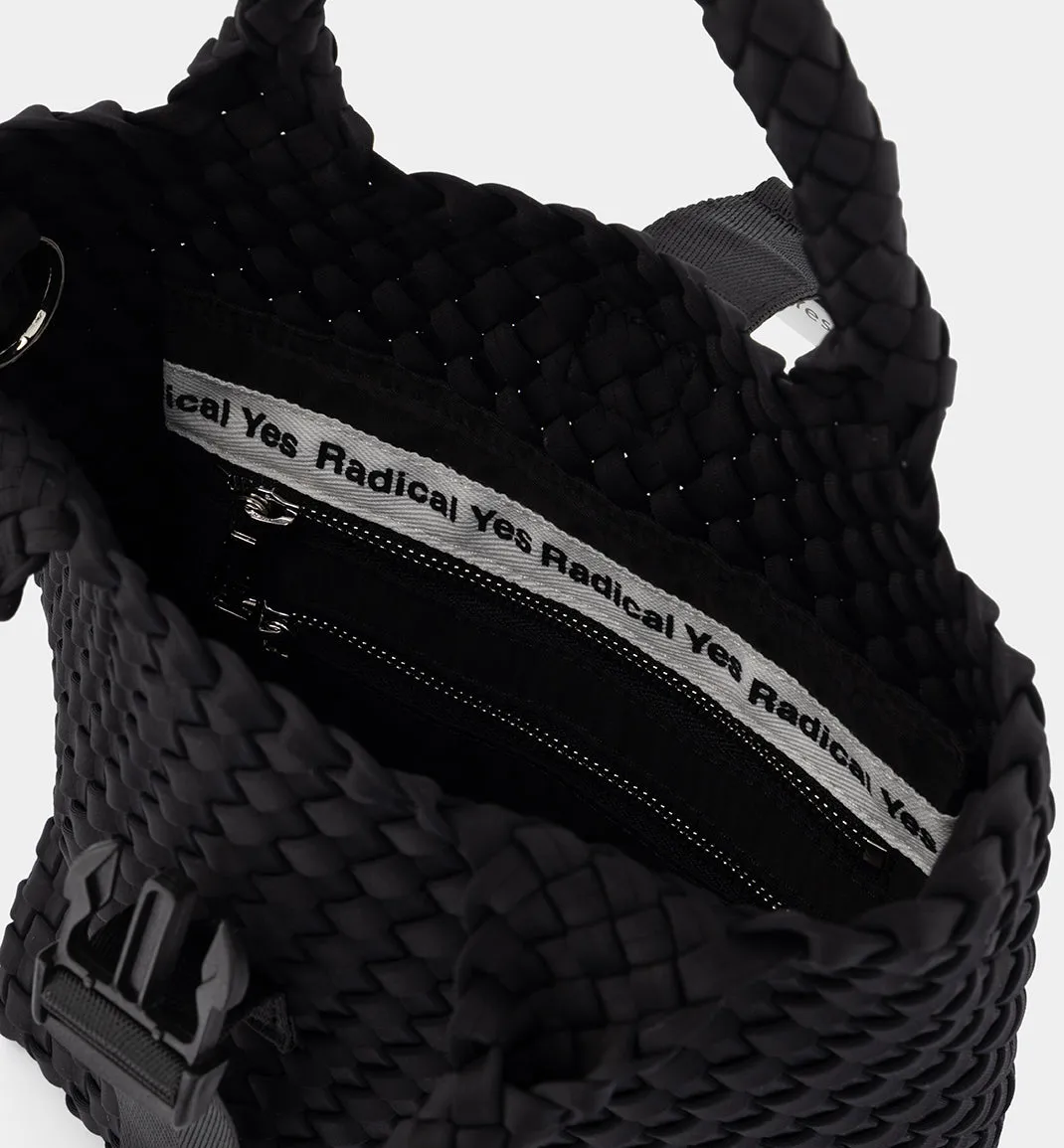 Abundance Woven Paperback Bag | Black