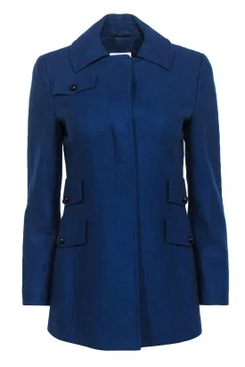 Akris - Navy Blue Longline Peacoat Sz 6