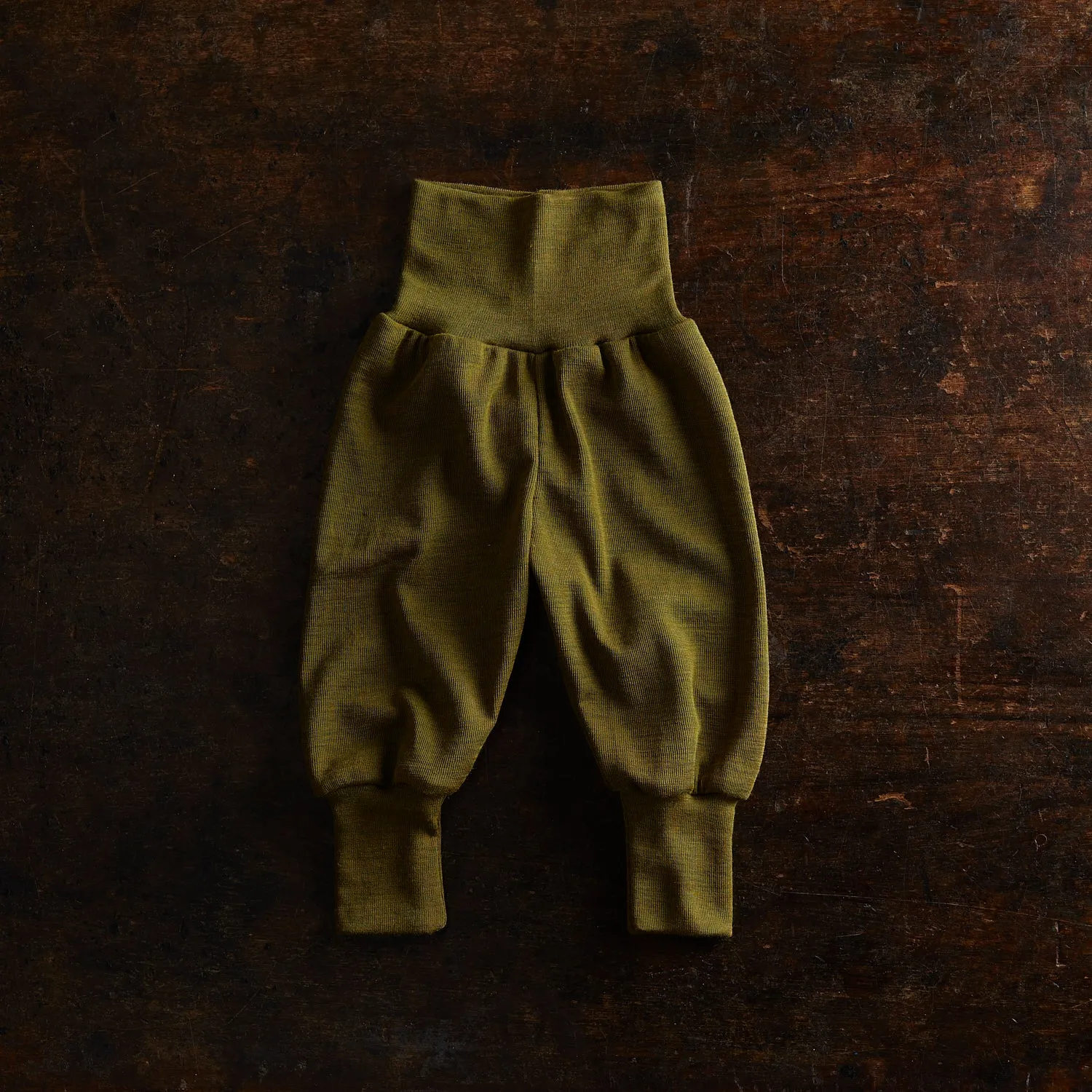 Batis Baby Pants - Merino Wool & Silk - Seaweed