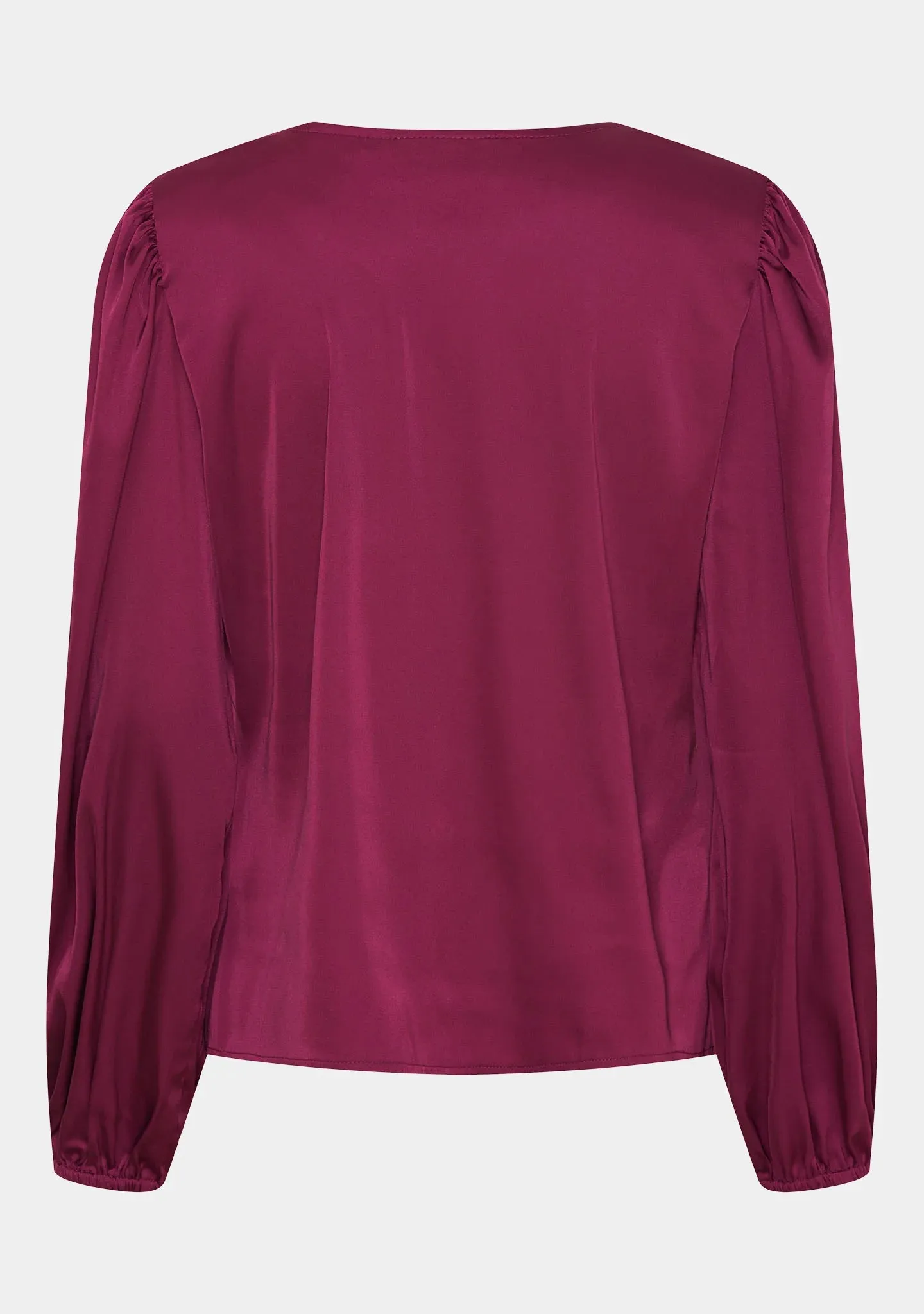 Bordeaux frill top