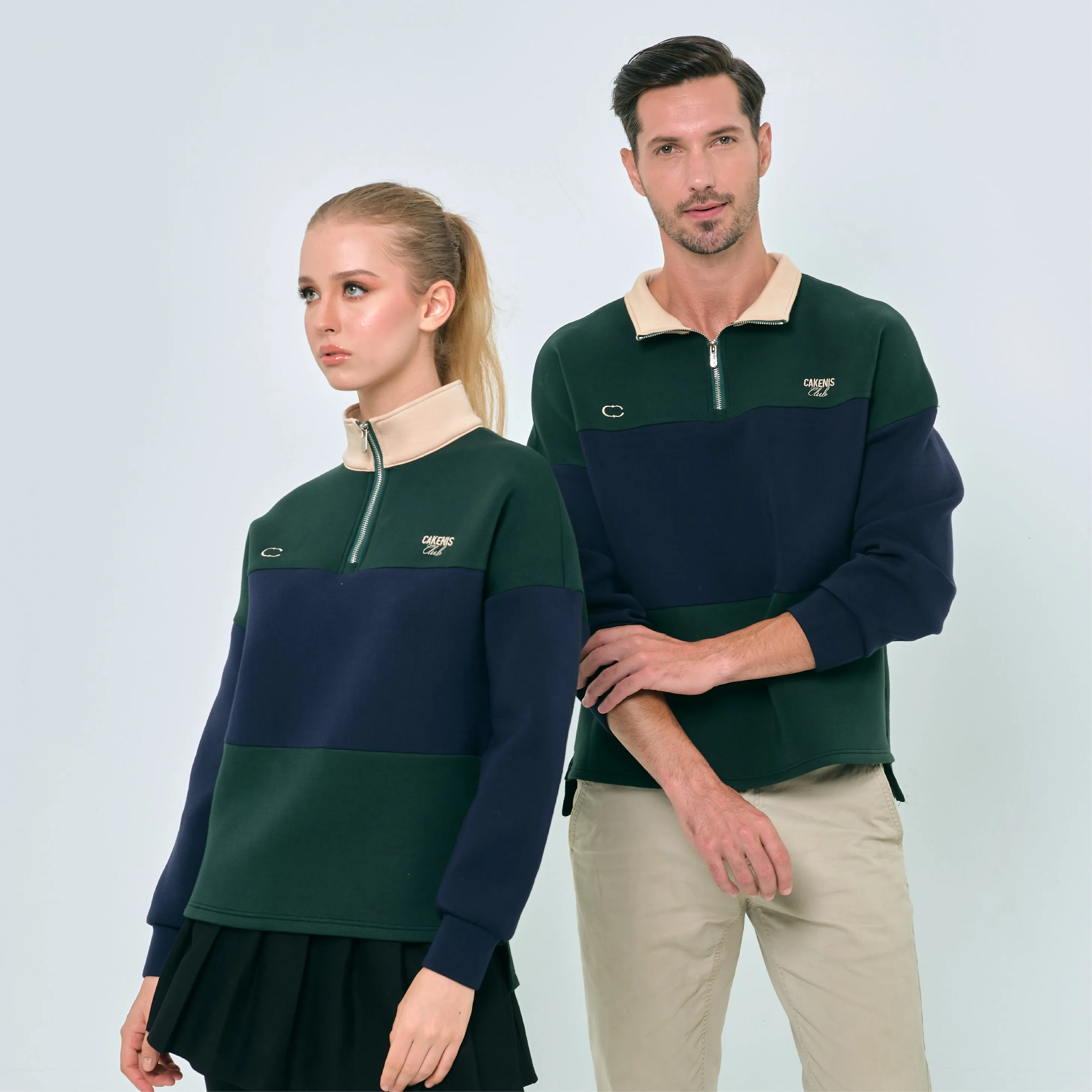 CAKENIS CLUB ACCOLADE UNISEX JUMPER IN GREEN