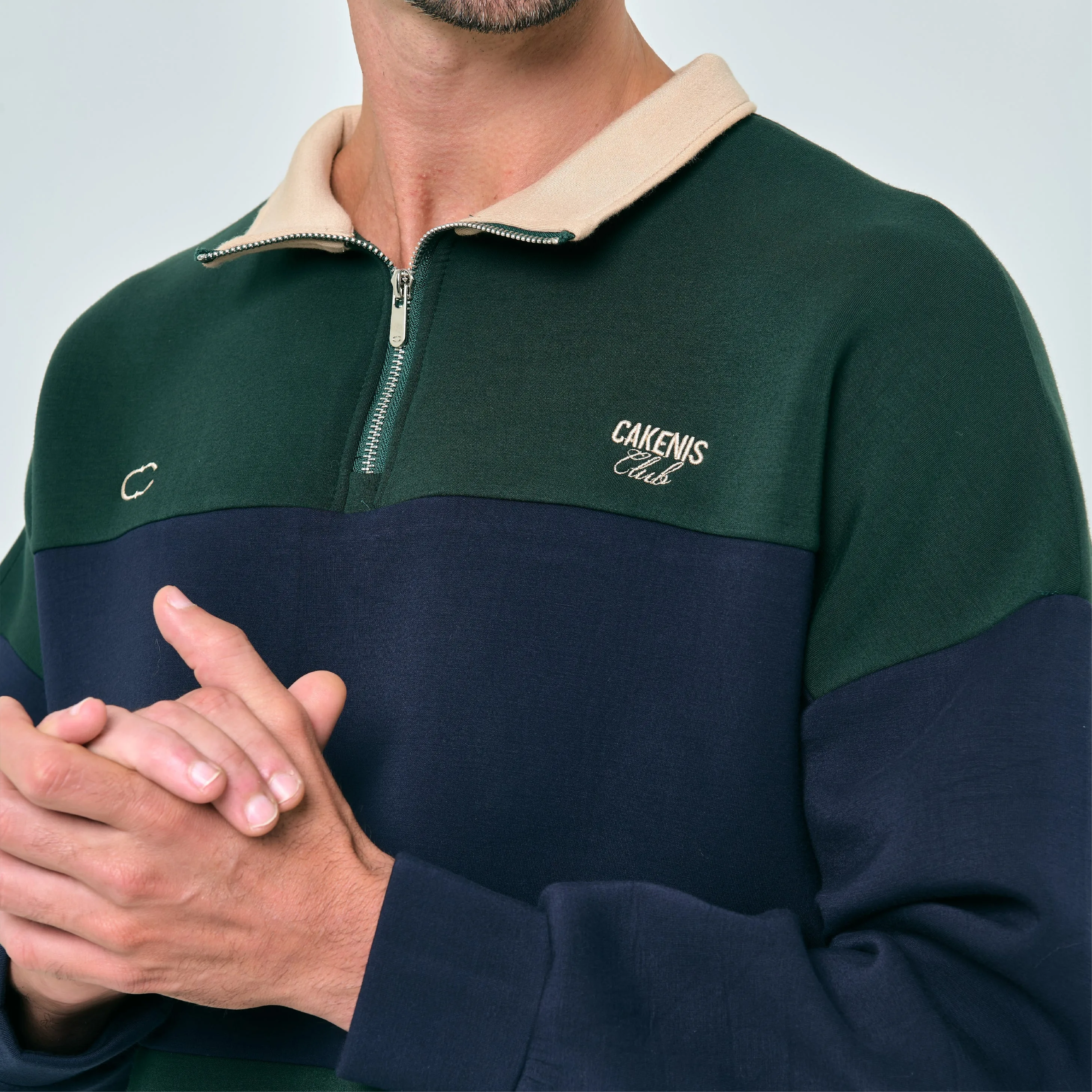 CAKENIS CLUB ACCOLADE UNISEX JUMPER IN GREEN