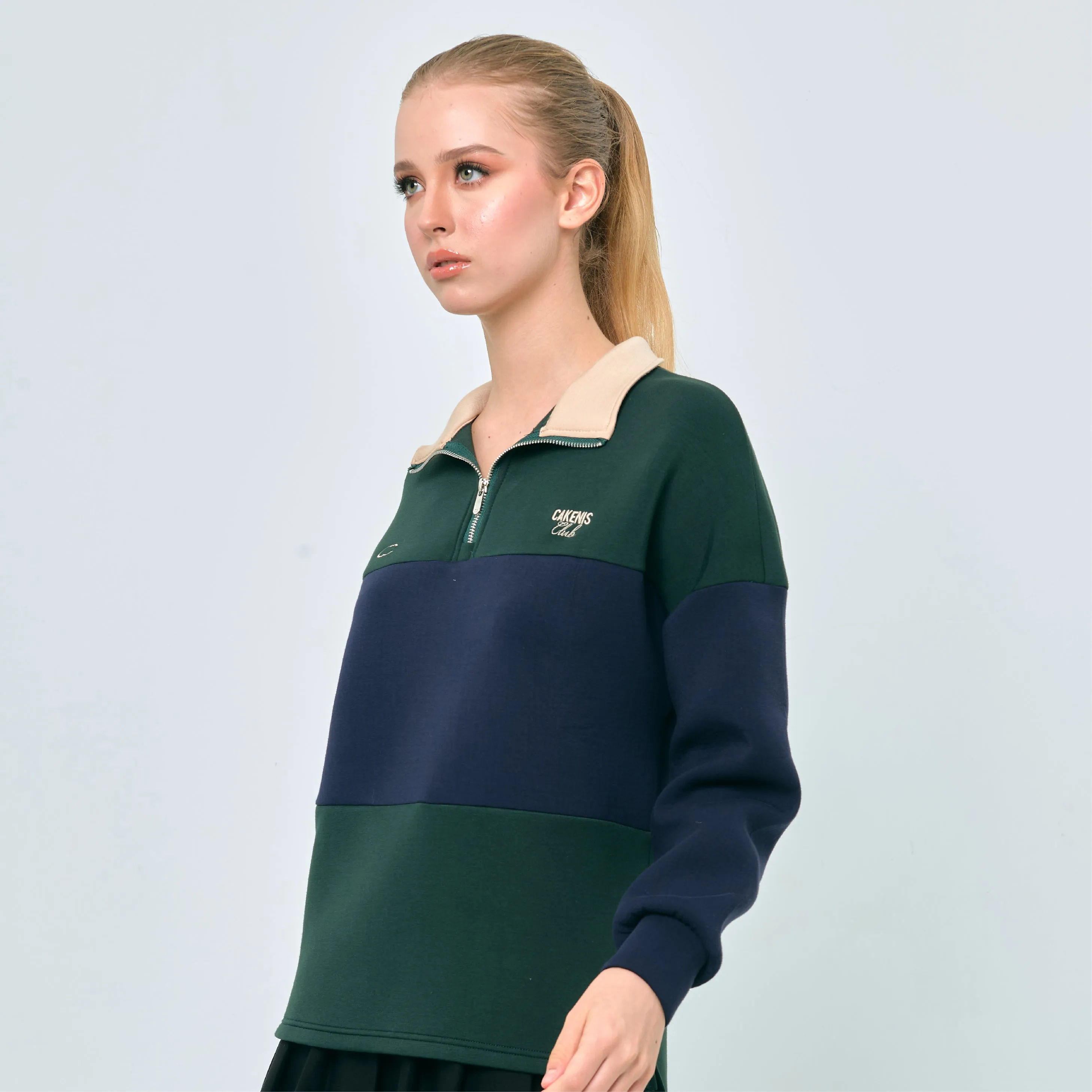 CAKENIS CLUB ACCOLADE UNISEX JUMPER IN GREEN