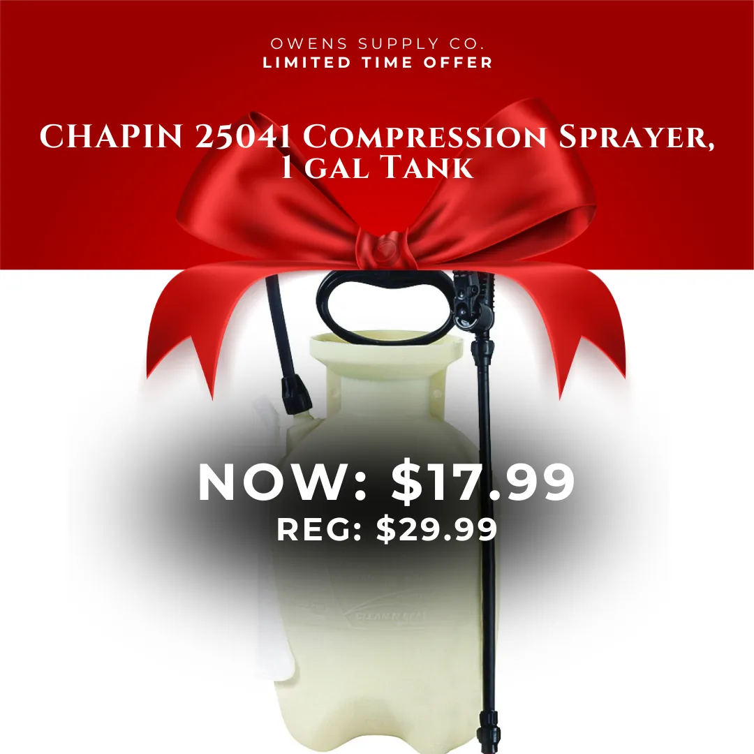 CHAPIN 25041 Compression Sprayer, 1 gal Tank