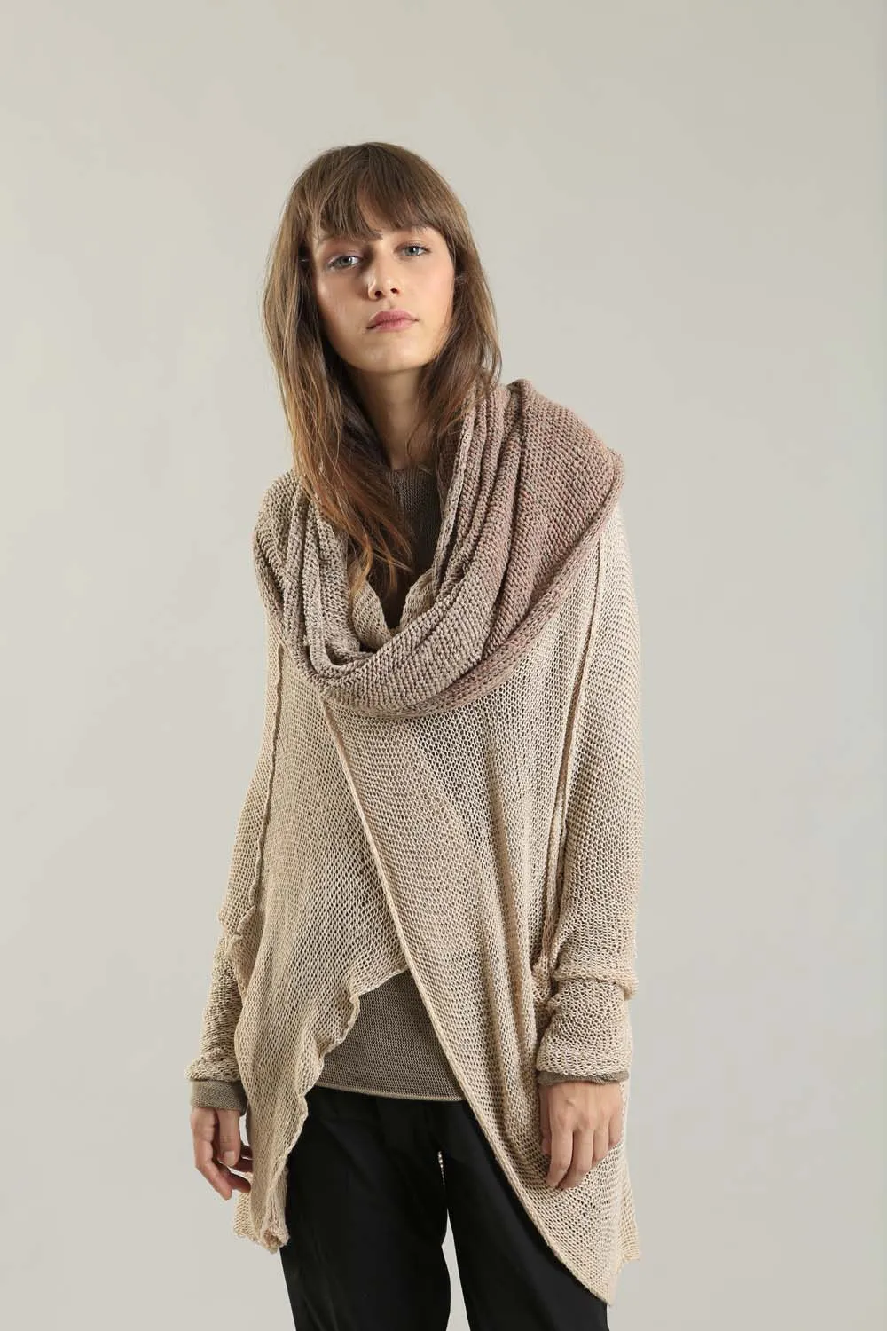 Charcoal Recycled cotton, Bamboo & Soy Infinity Scarf