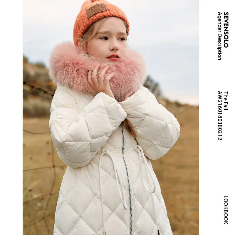 Children's down Jacket Children's Clothing Winter Clothing Coat Female Children Girl's down Coat