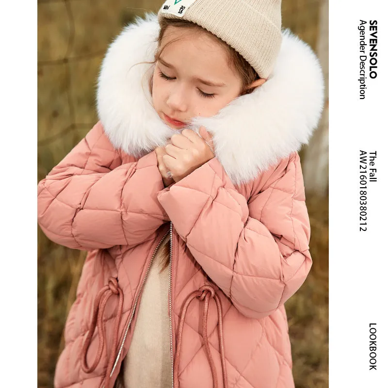 Children's down Jacket Children's Clothing Winter Clothing Coat Female Children Girl's down Coat