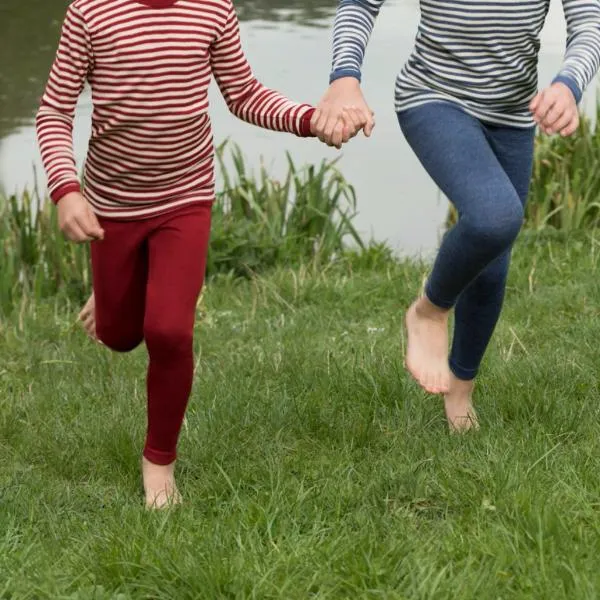 Child's Leggings 100% Organic Merino (1-12yrs)