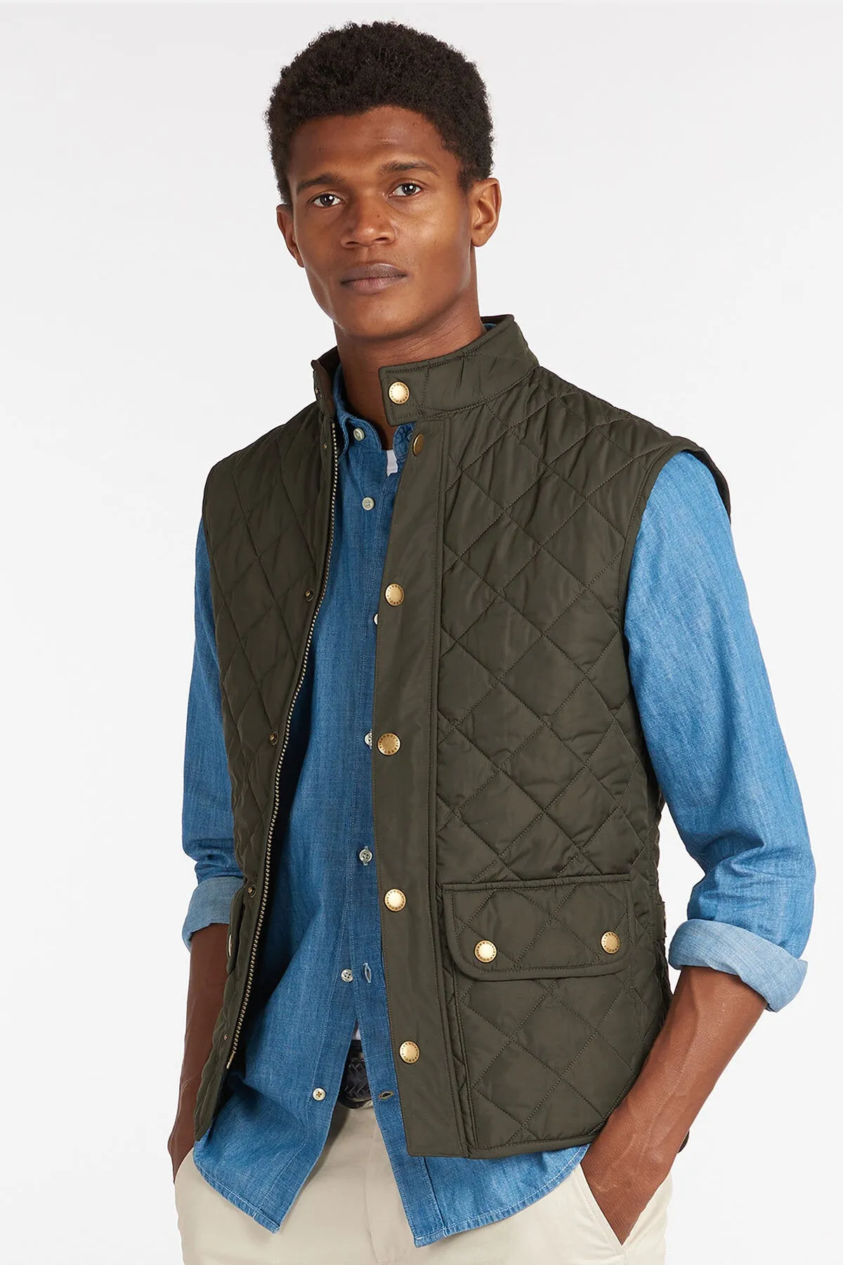 Classic Gilet with zip