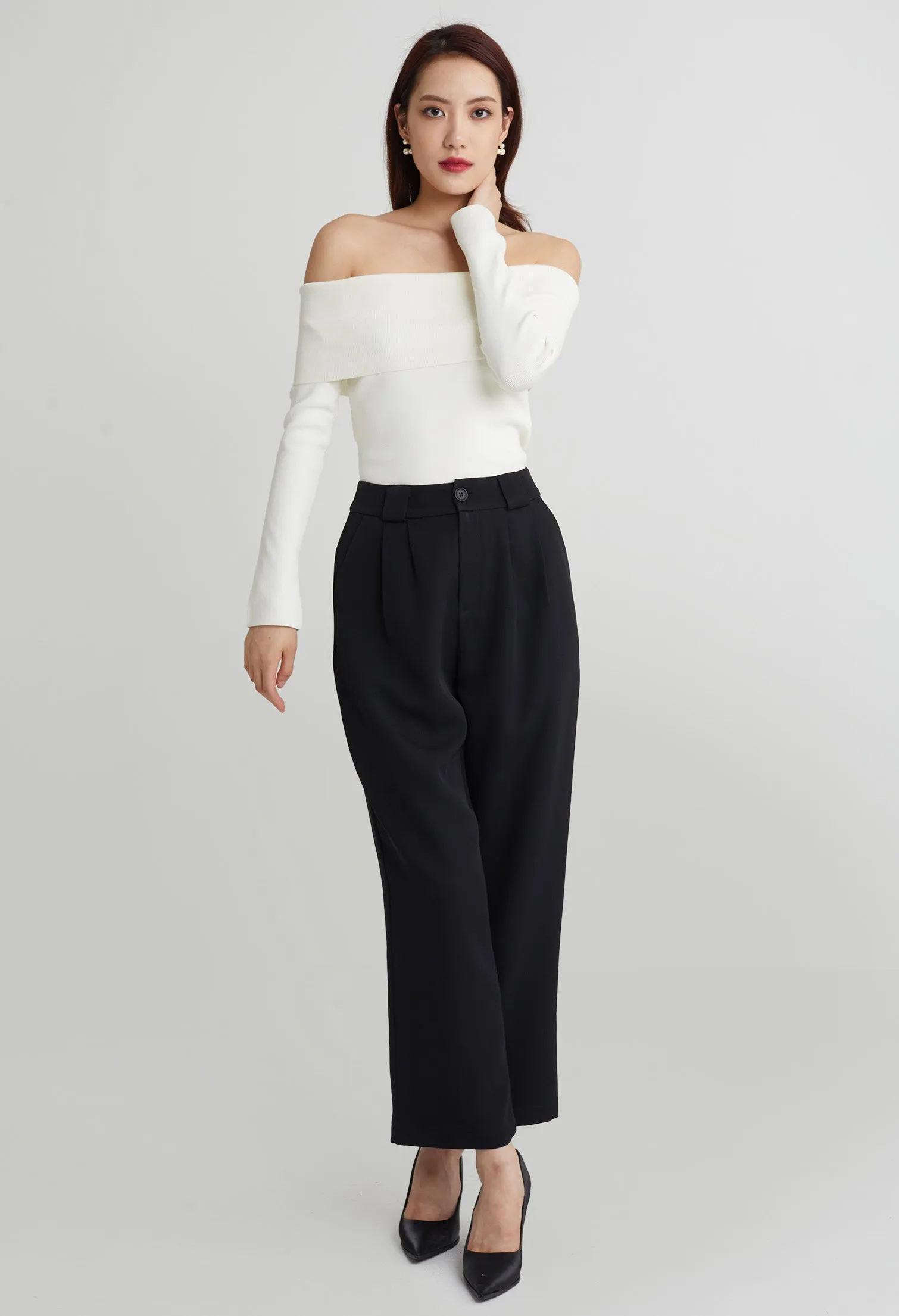 Classic High Waist Pants