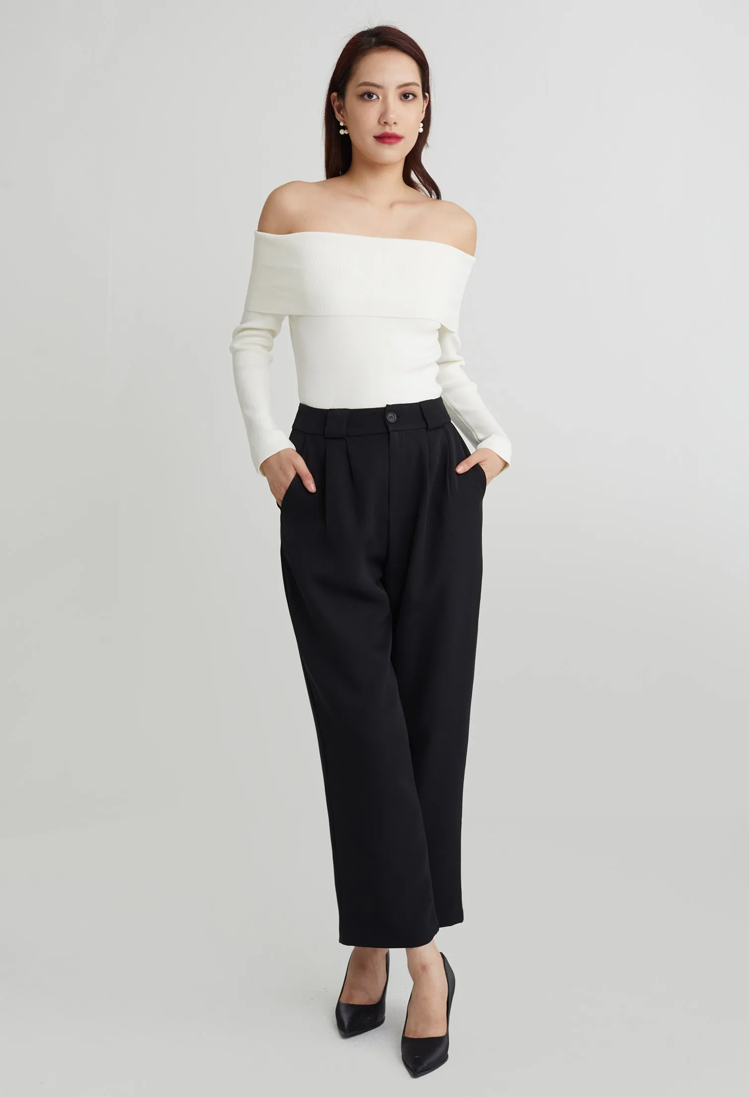 Classic High Waist Pants