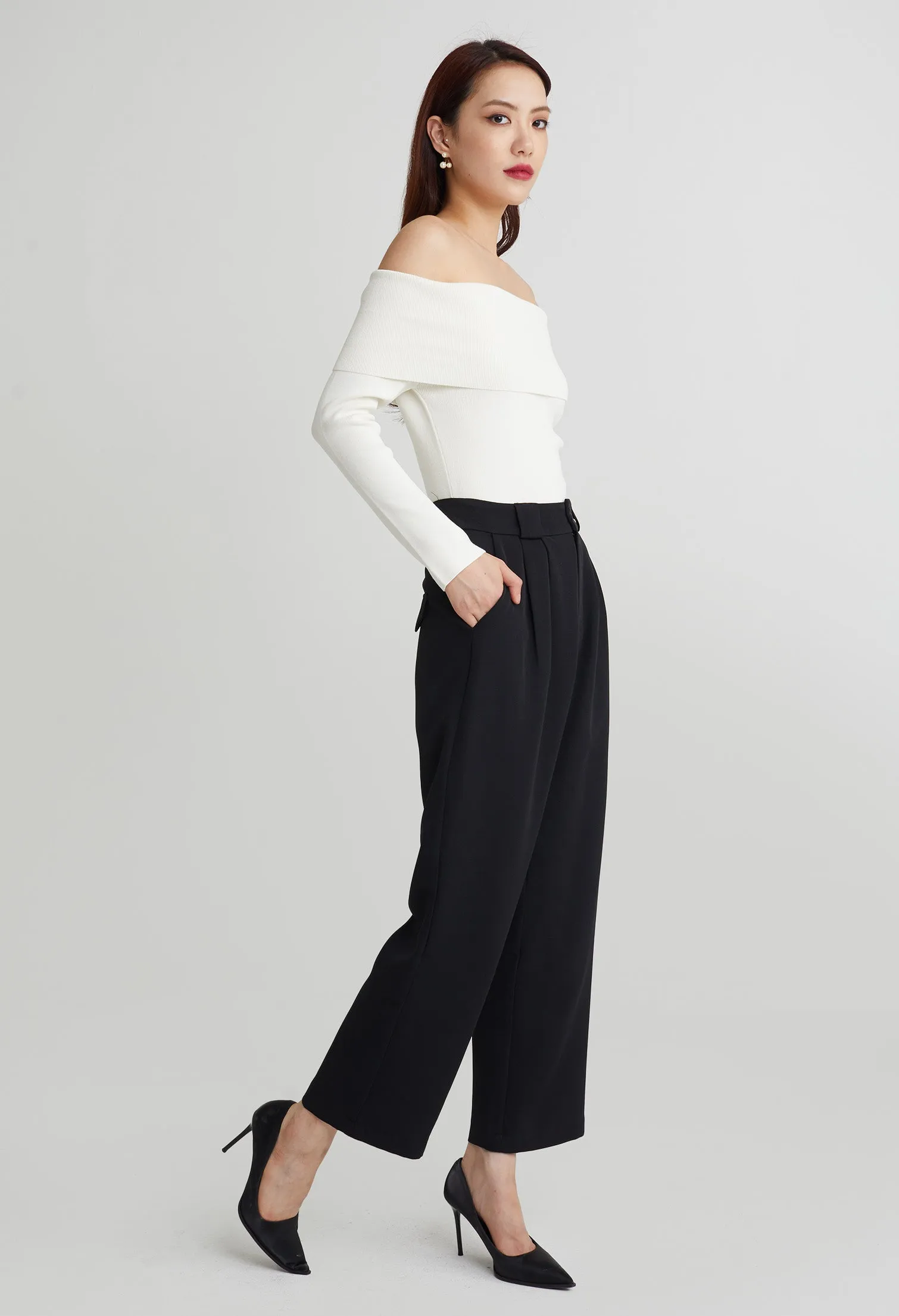 Classic High Waist Pants