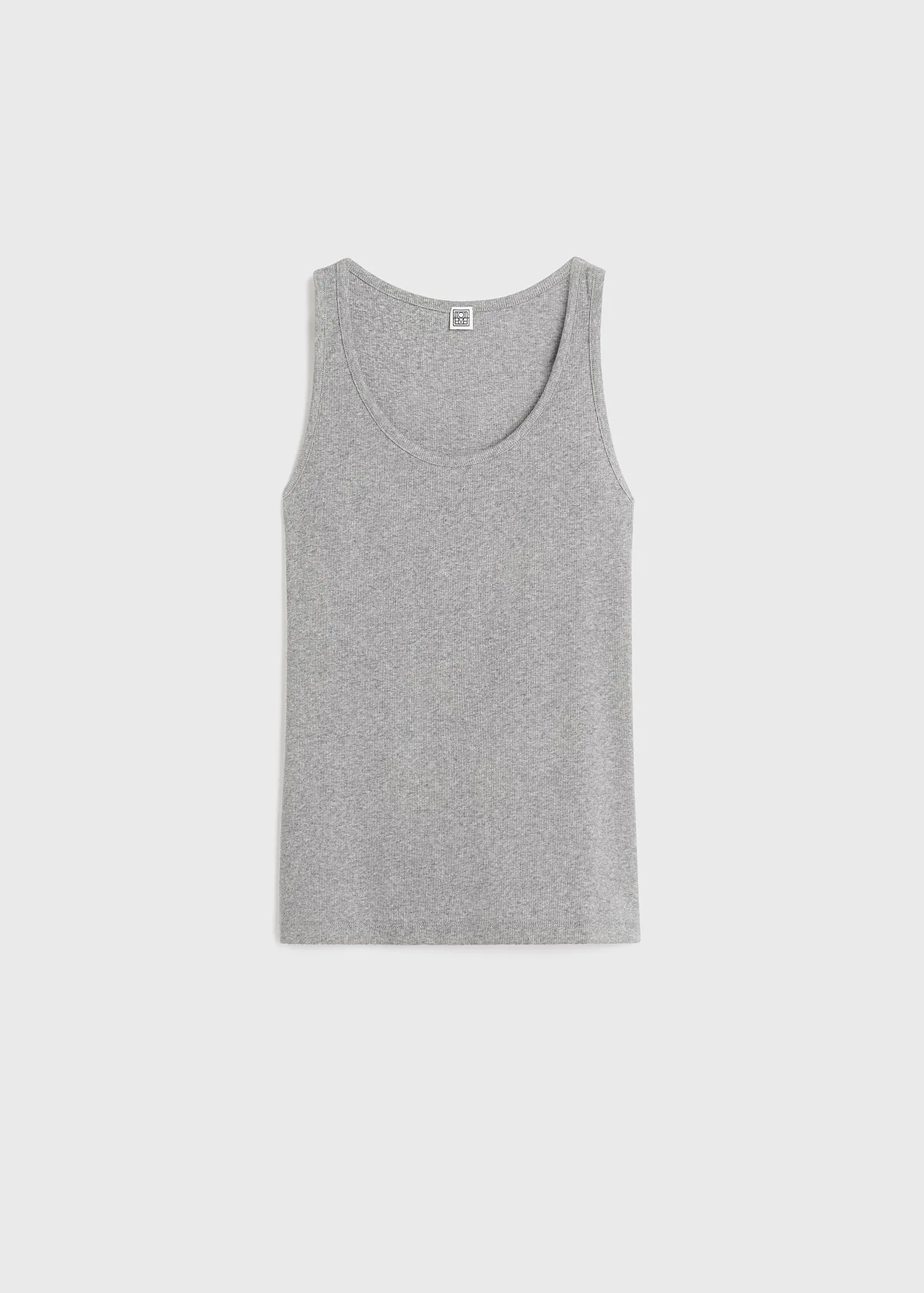 Classic rib tank grey melange