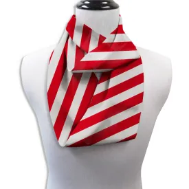 Collegiate Red and Silver - Infinity Scarves