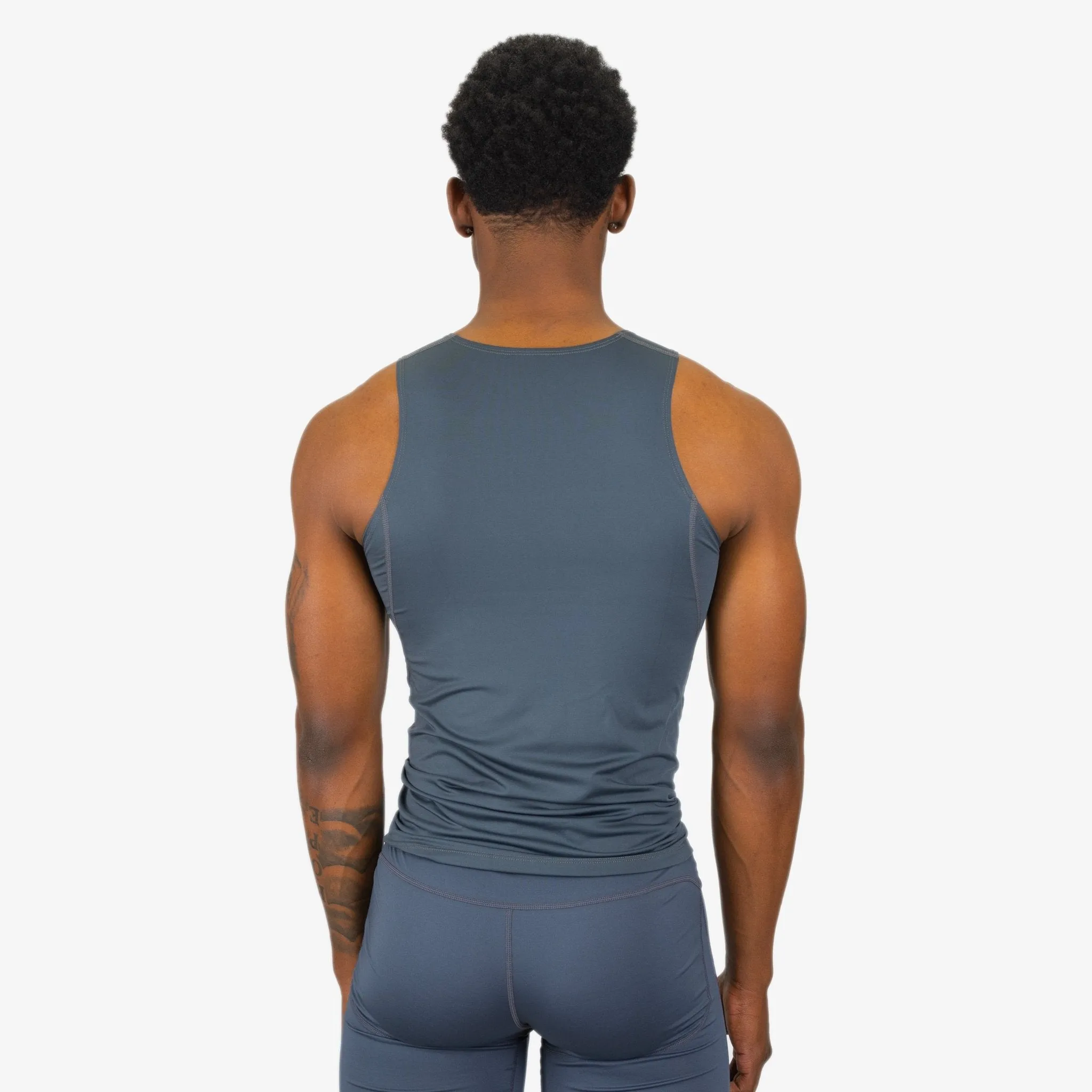 COMPRESSION TANK TOP (GREY)