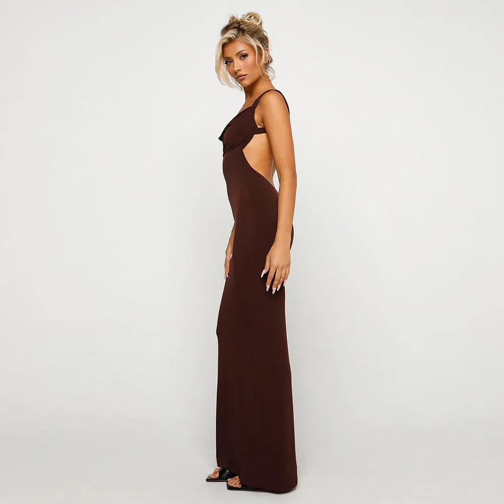 Connie Draped Maxi Dress