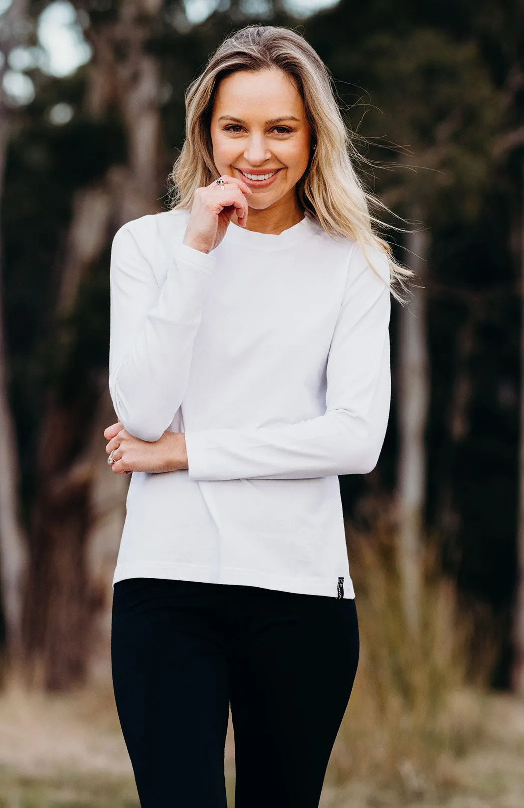 Courtney Top (Long Sleeve) - Organic Cotton