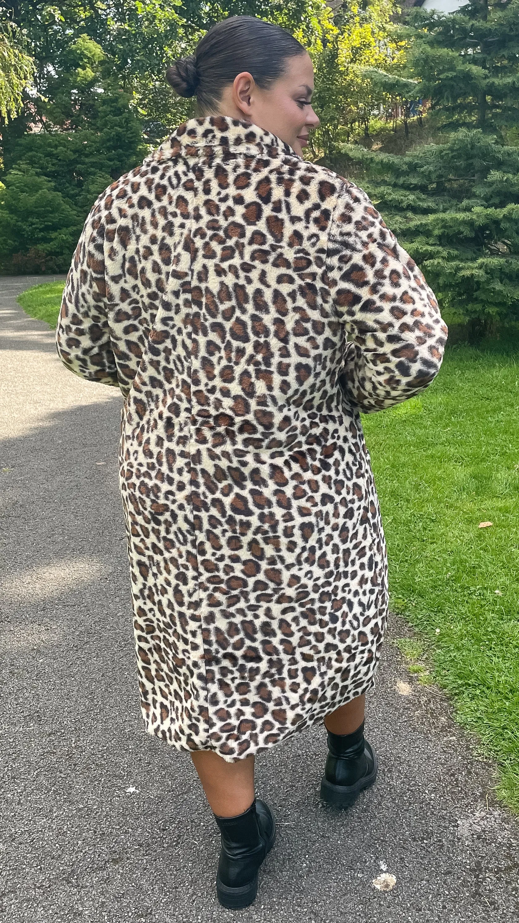 CurveWow Leopard Print Coat