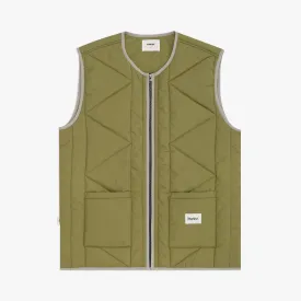 Elkins Gilet Olive Green