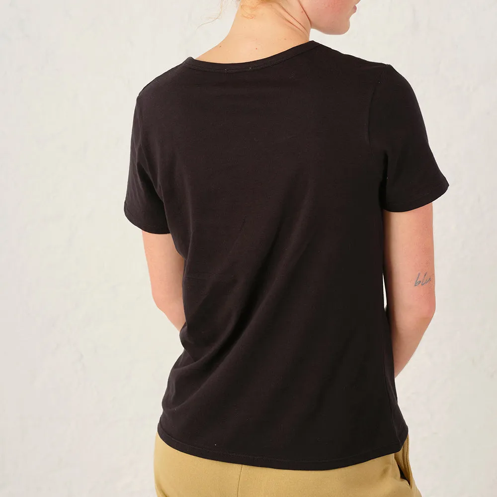 Elliot Organics Black Short Sleeve Tee