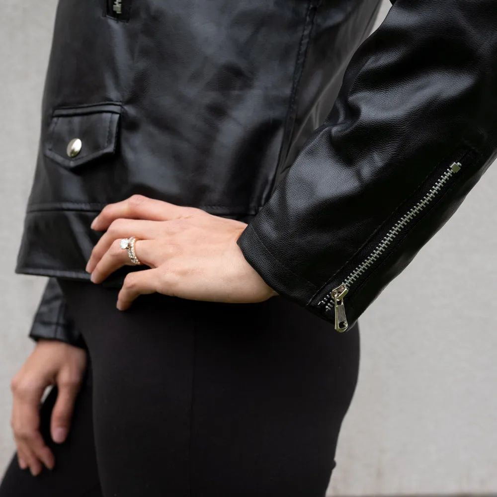 (Faux Leather) Wifey Leather Jackets