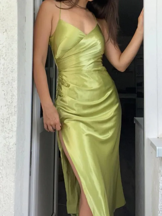 FLYTONN-Sexy spring and summer dresses, party dresses, graduation gifts,'The Victory' Satin Dress