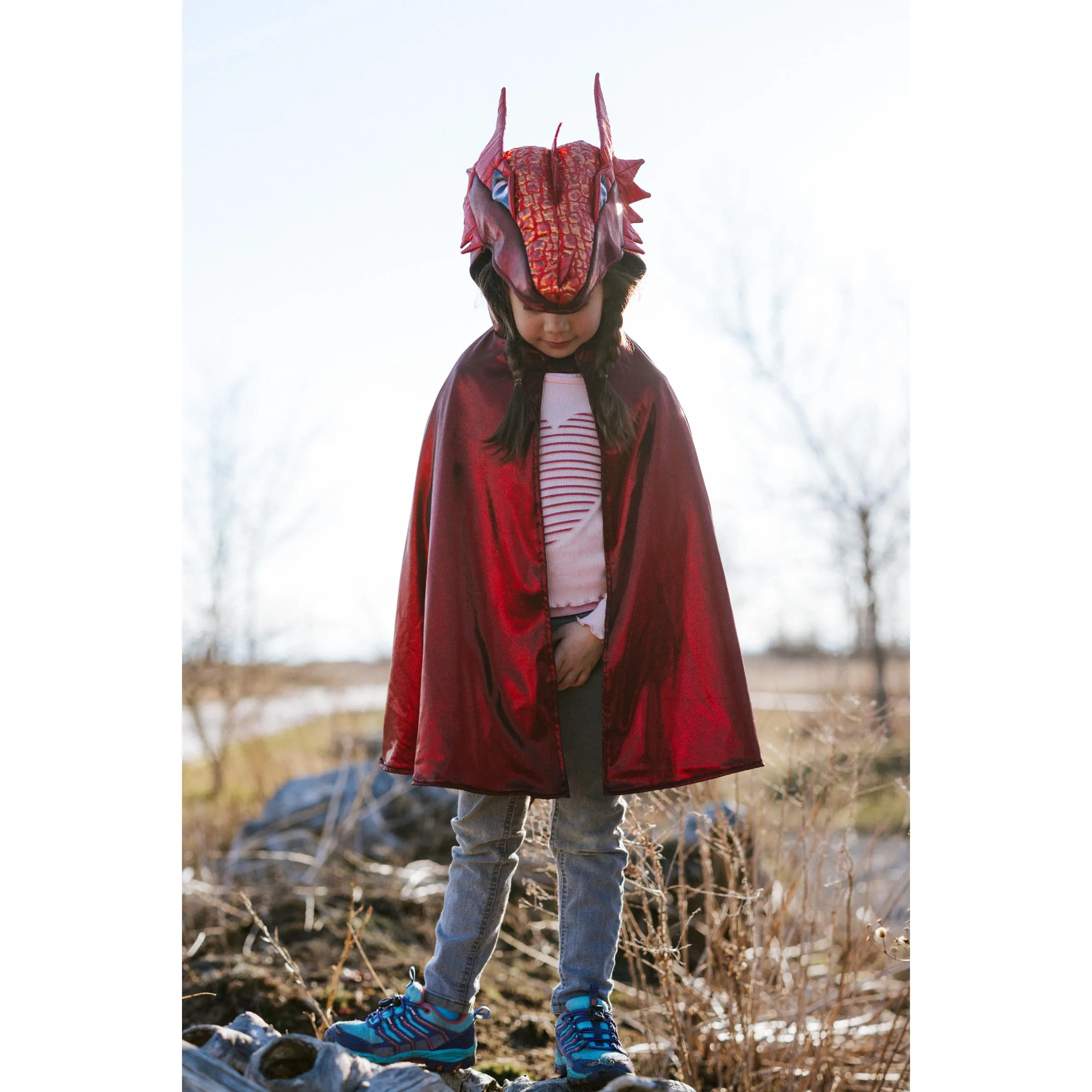 Great Pretenders Ruby The Metallic Dragon Cape