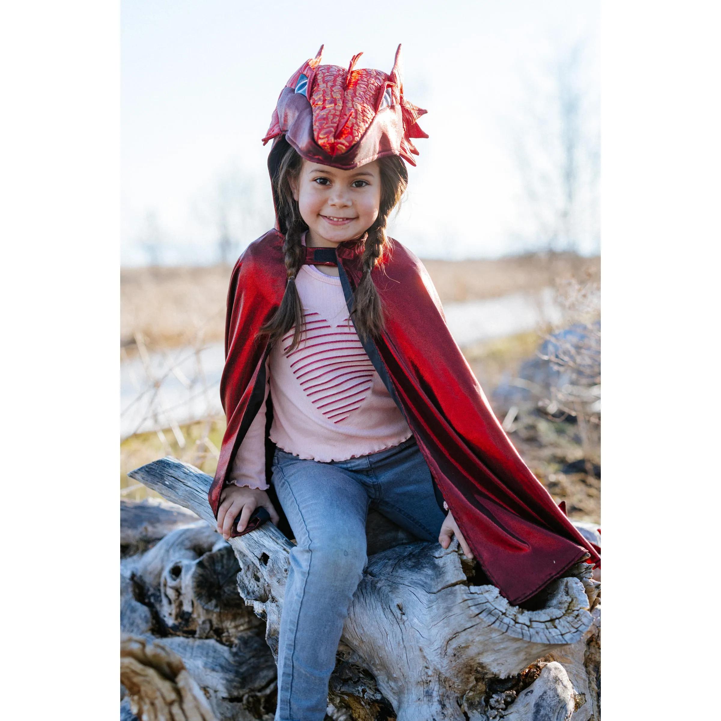 Great Pretenders Ruby The Metallic Dragon Cape