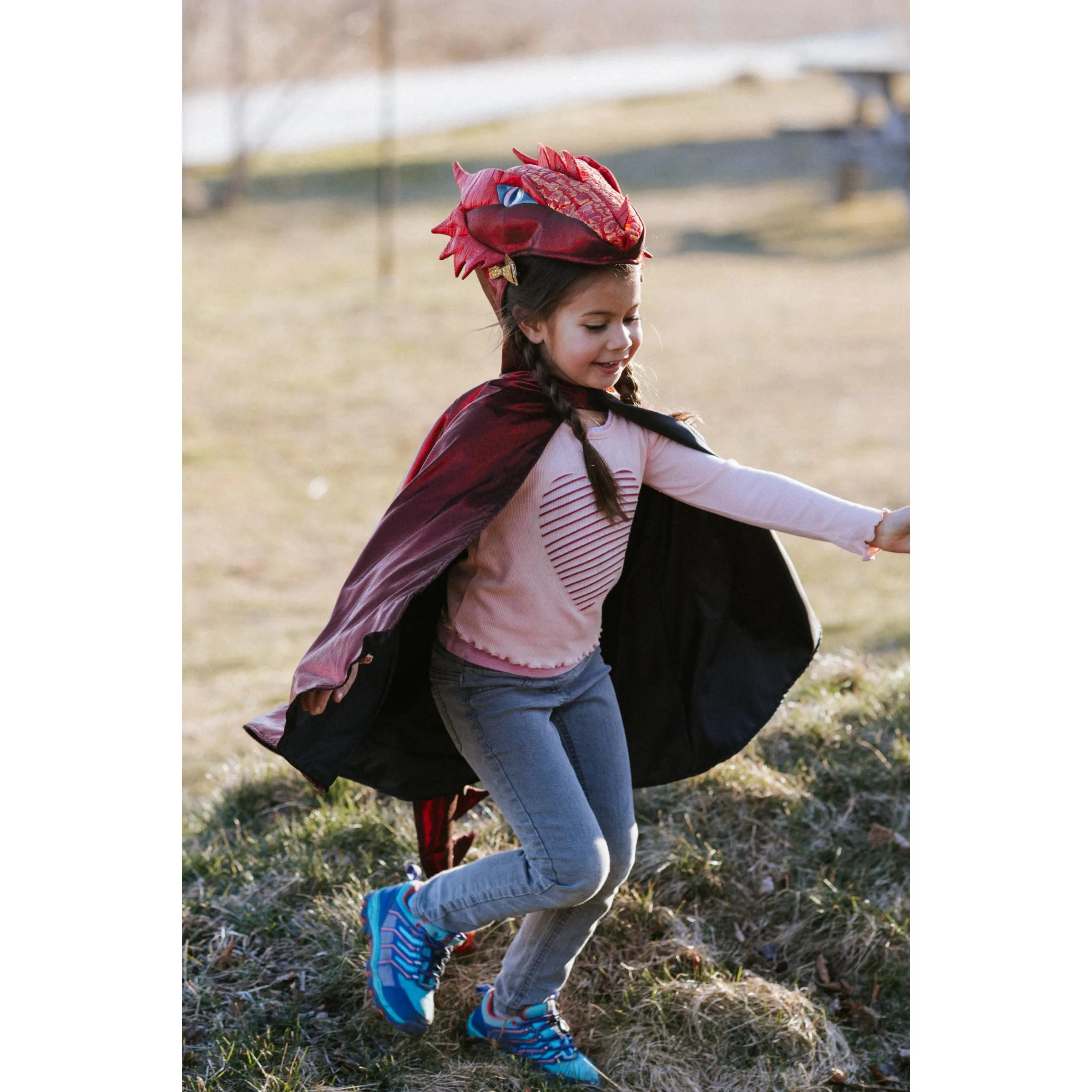 Great Pretenders Ruby The Metallic Dragon Cape