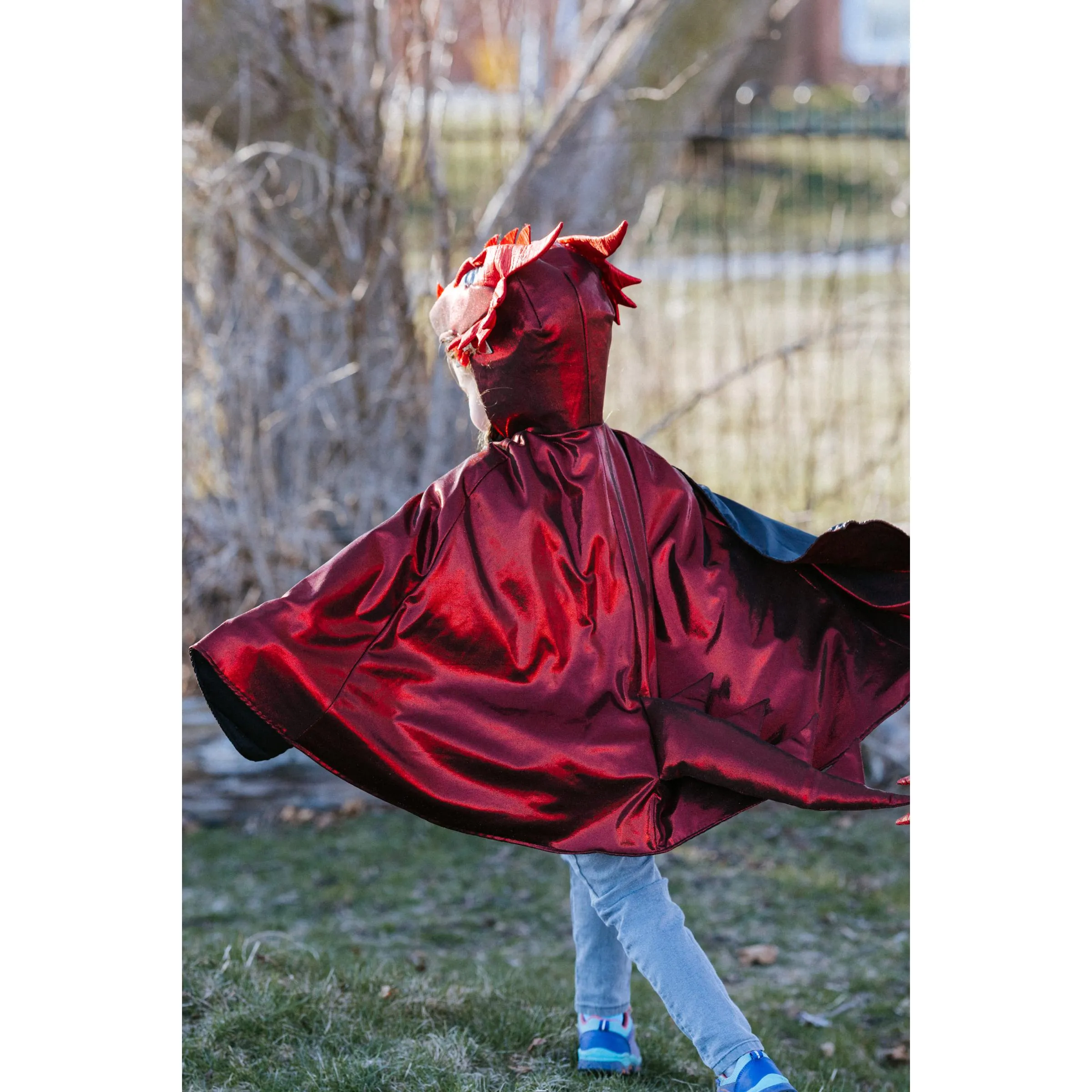 Great Pretenders Ruby The Metallic Dragon Cape