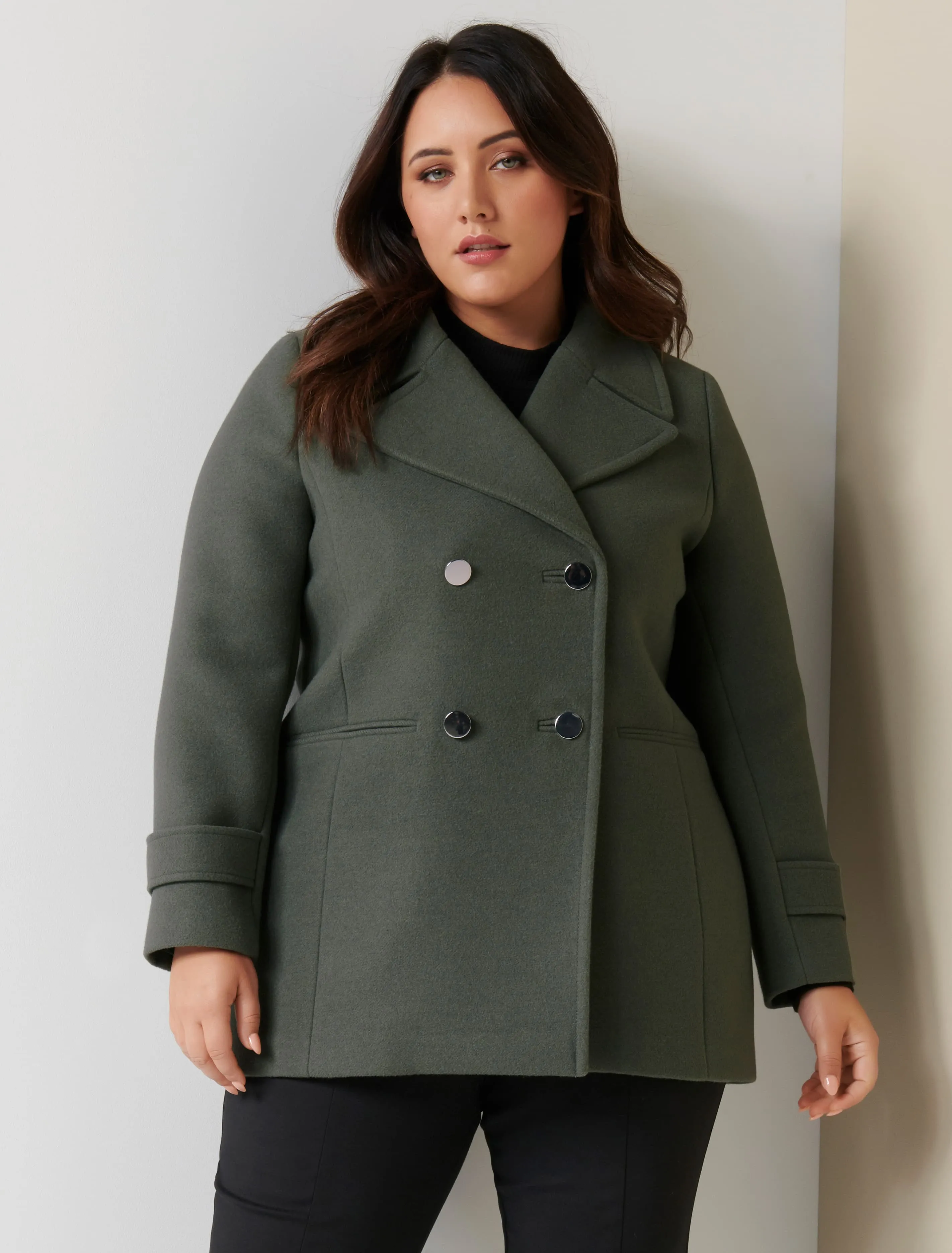 Hailey Curve Peacoat