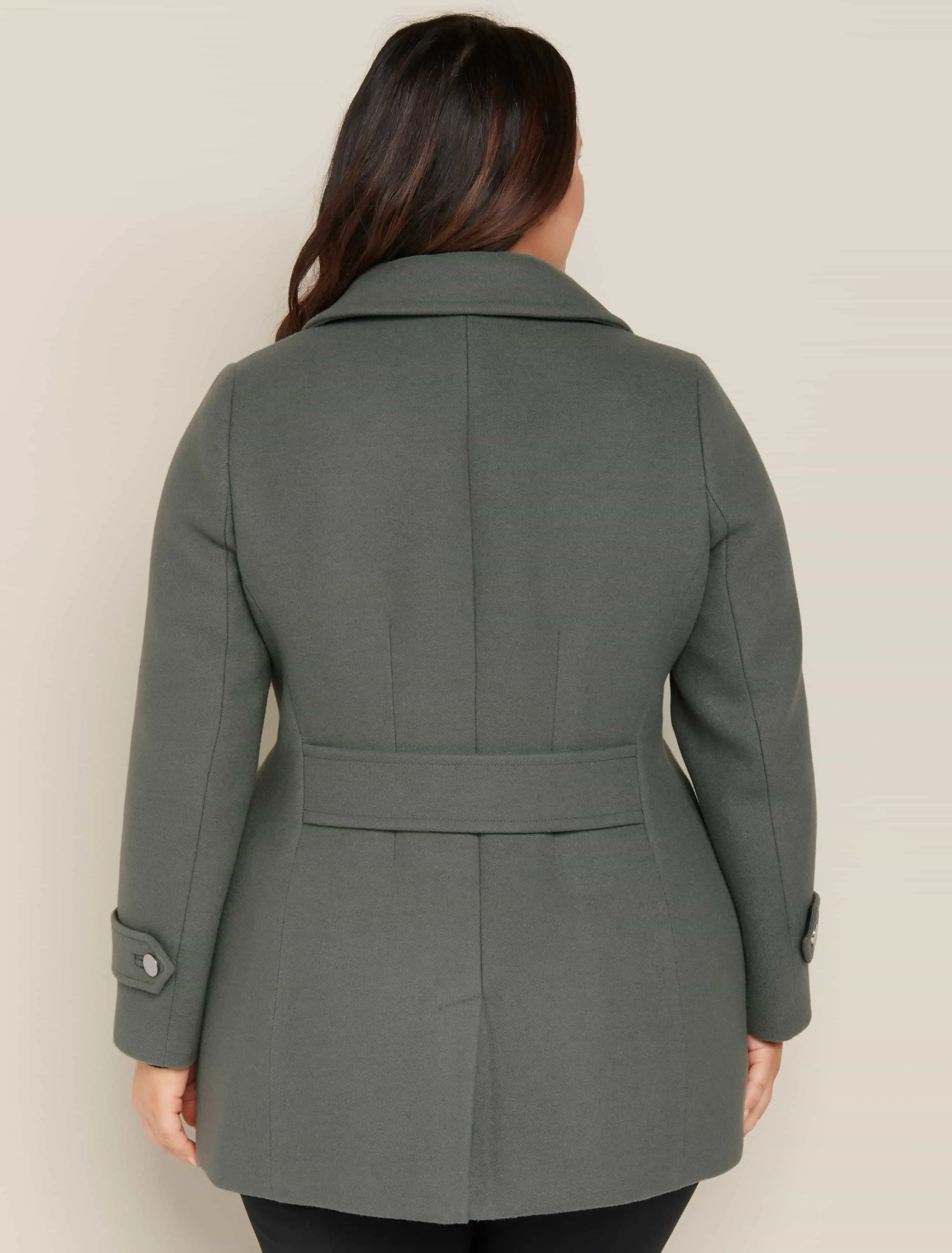 Hailey Curve Peacoat