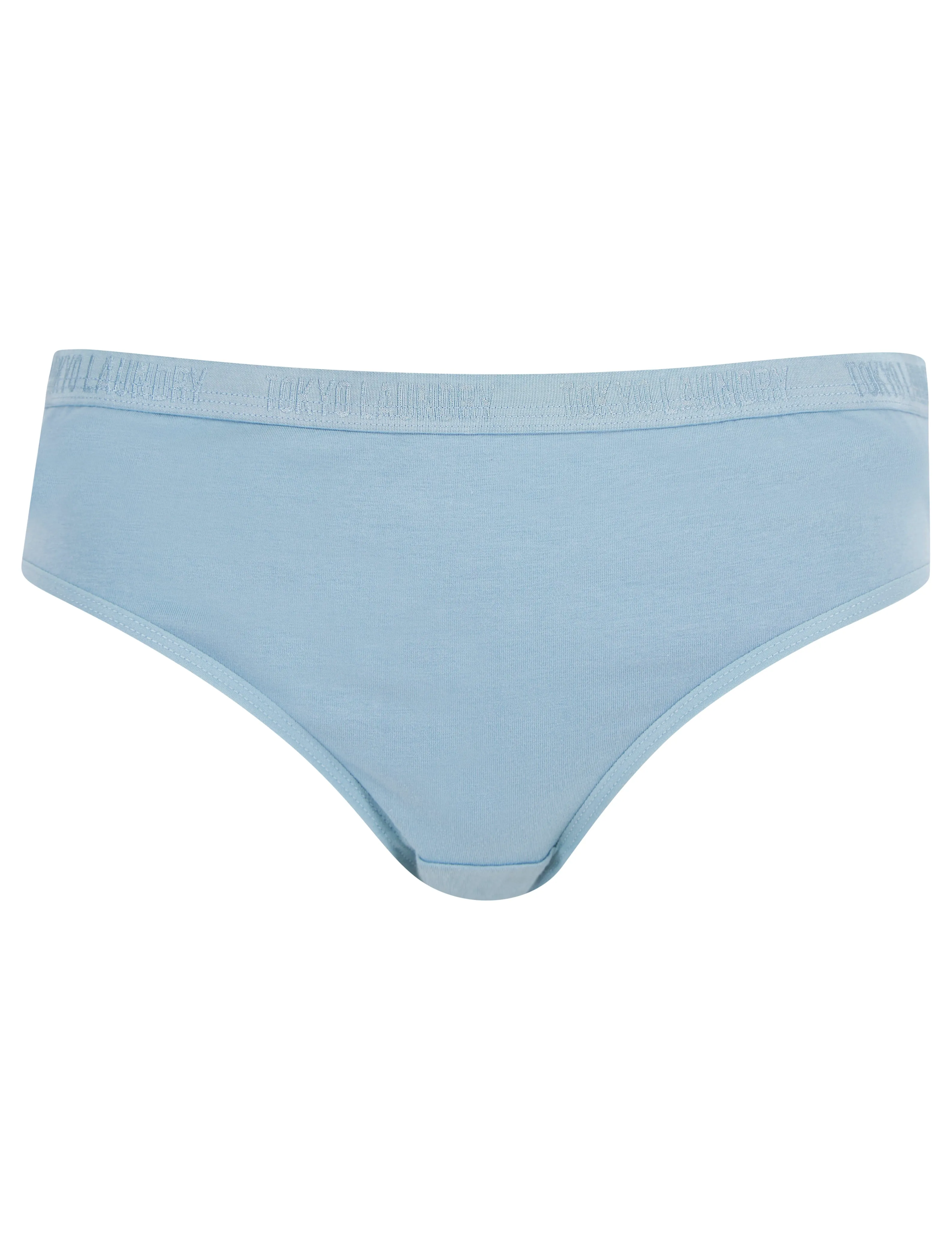 Hallie (5 Pack) Cotton Assorted Briefs in Peacoat / Marron / Pale Mauve / Niagara Mist / Mountain Spring - Tokyo Laundry