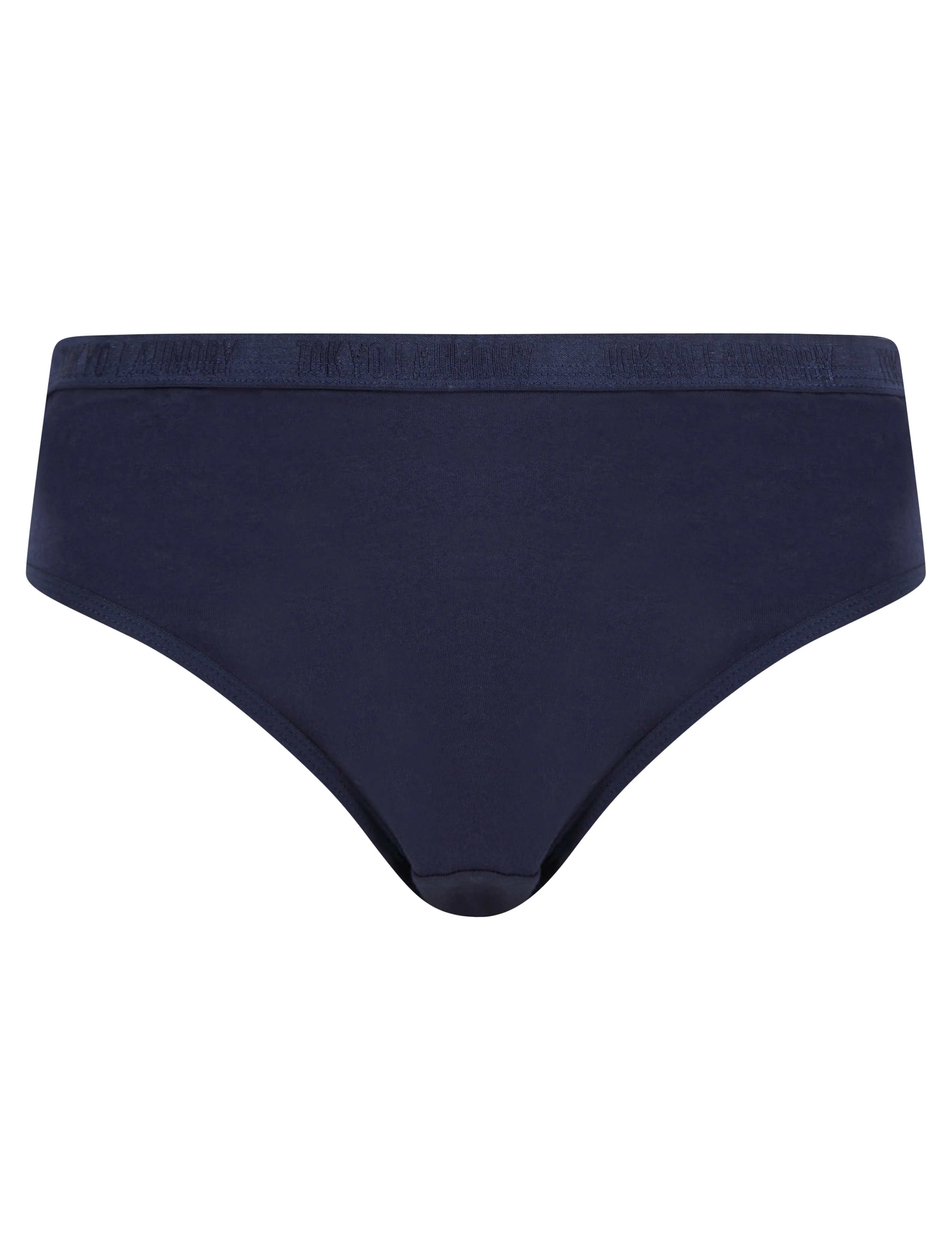 Hallie (5 Pack) Cotton Assorted Briefs in Peacoat / Marron / Pale Mauve / Niagara Mist / Mountain Spring - Tokyo Laundry