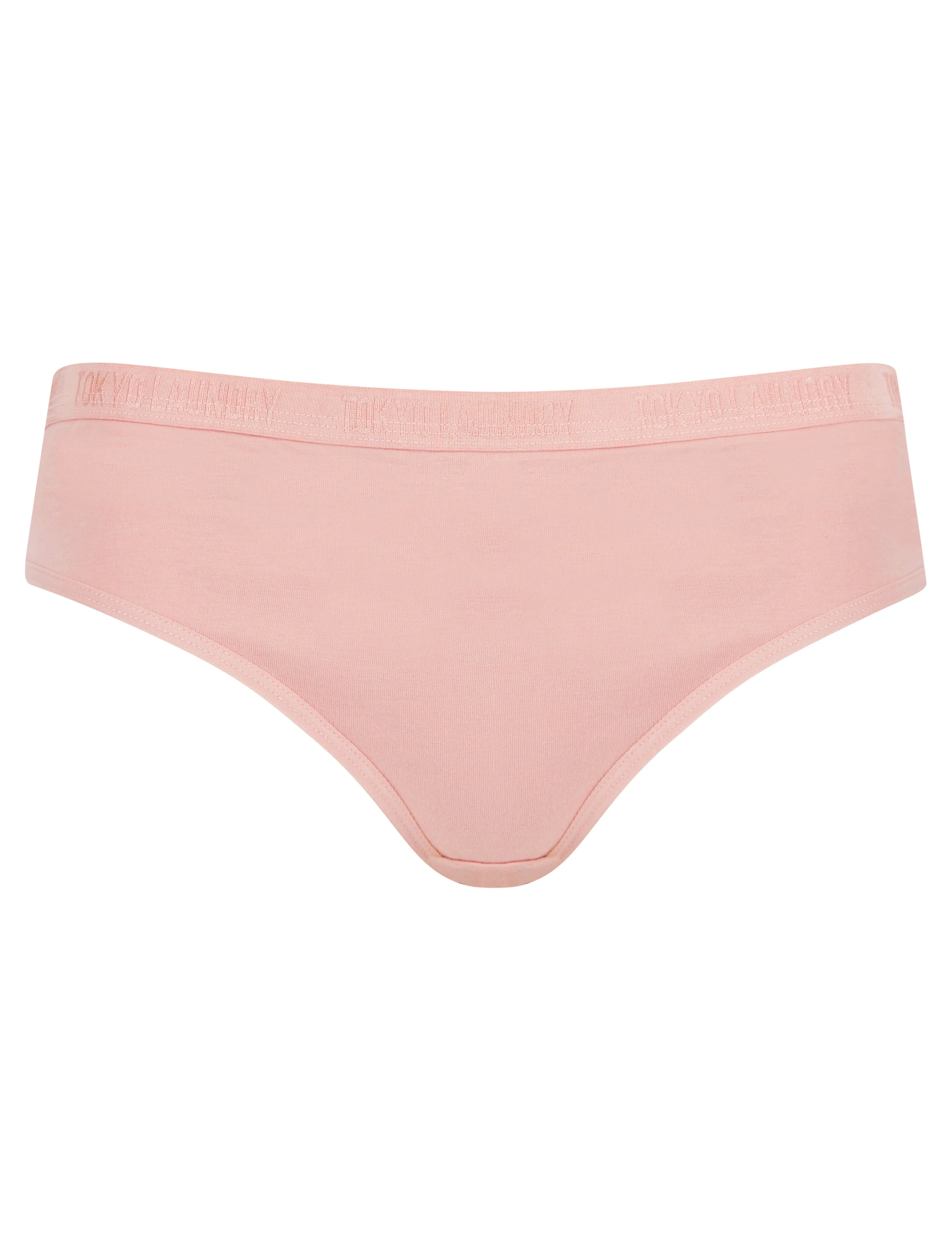 Hallie (5 Pack) Cotton Assorted Briefs in Peacoat / Marron / Pale Mauve / Niagara Mist / Mountain Spring - Tokyo Laundry