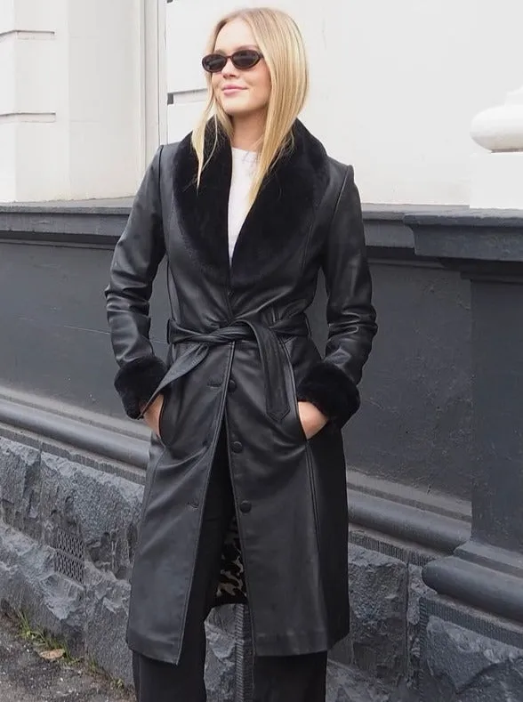 Janis Trench Coat | Black