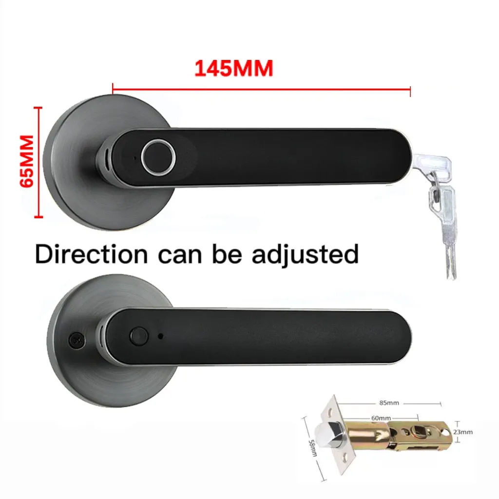 Kingku Smart Biometric Door Handle Lock