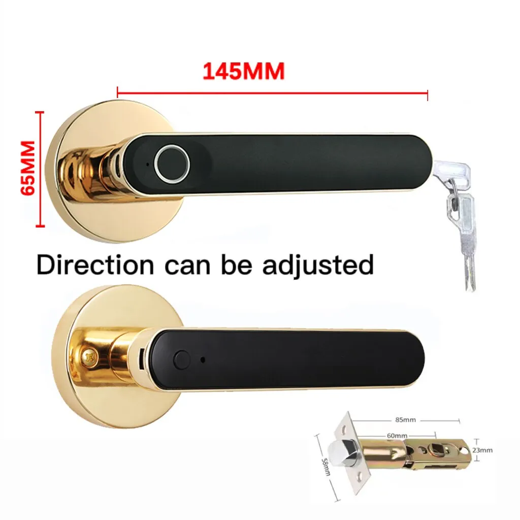 Kingku Smart Biometric Door Handle Lock