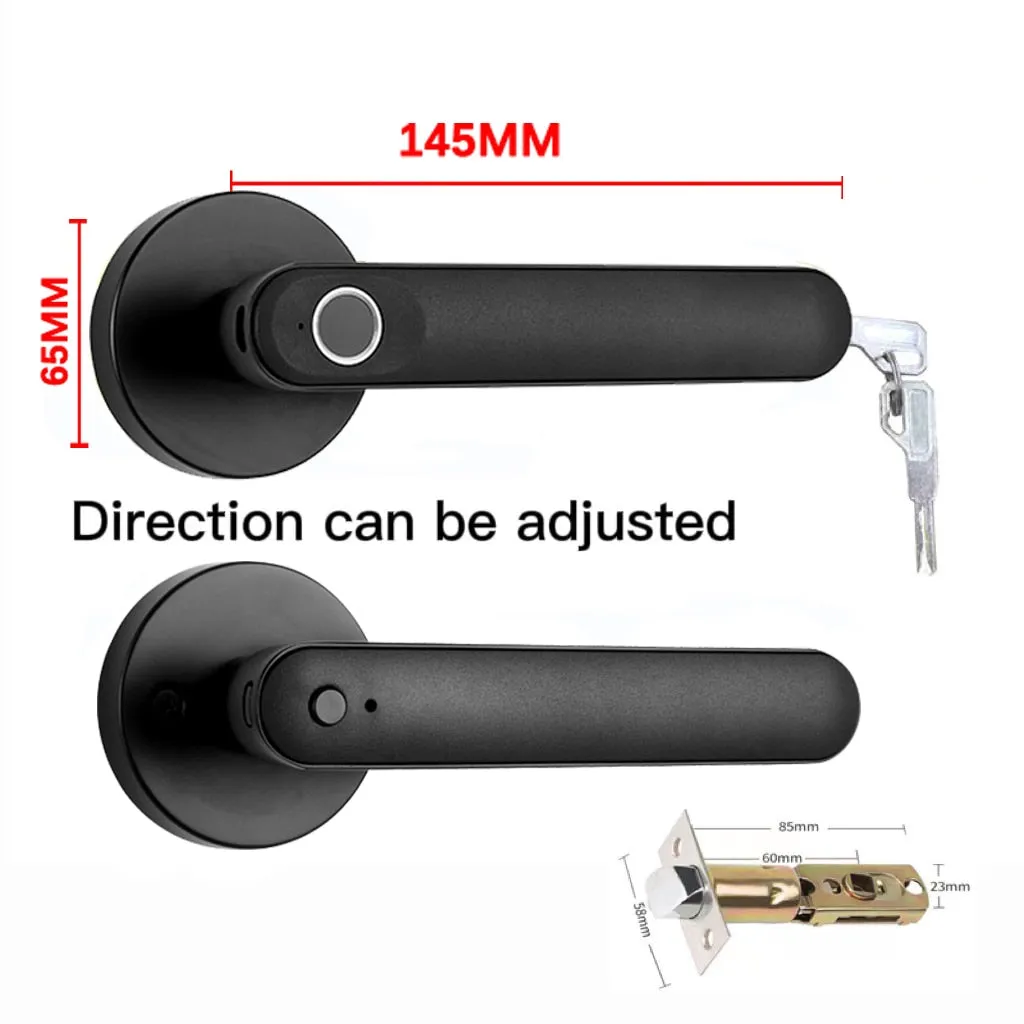 Kingku Smart Biometric Door Handle Lock