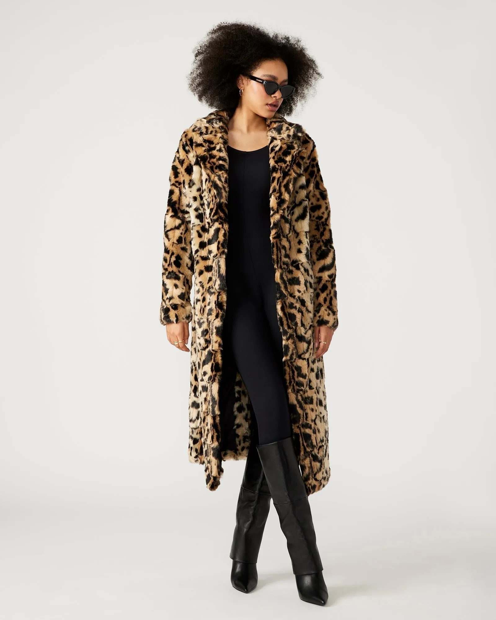 LONG SONG COAT LEOPARD