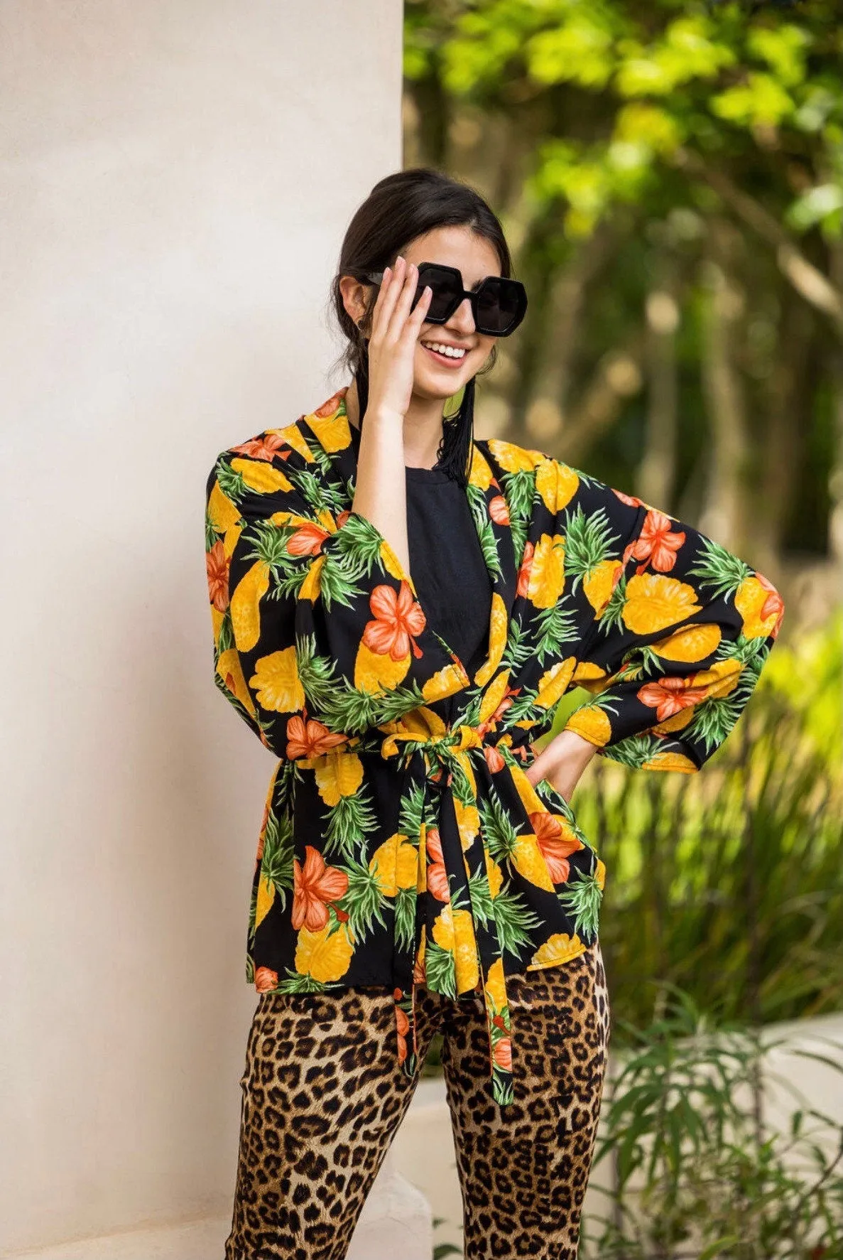 Luau Kimono Top