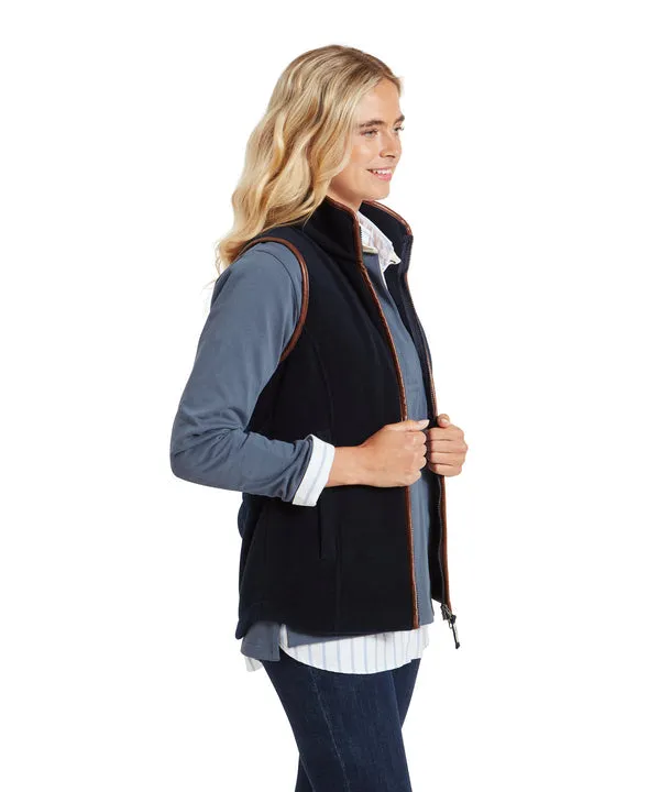 Lyndon Fleece Gilet Navy