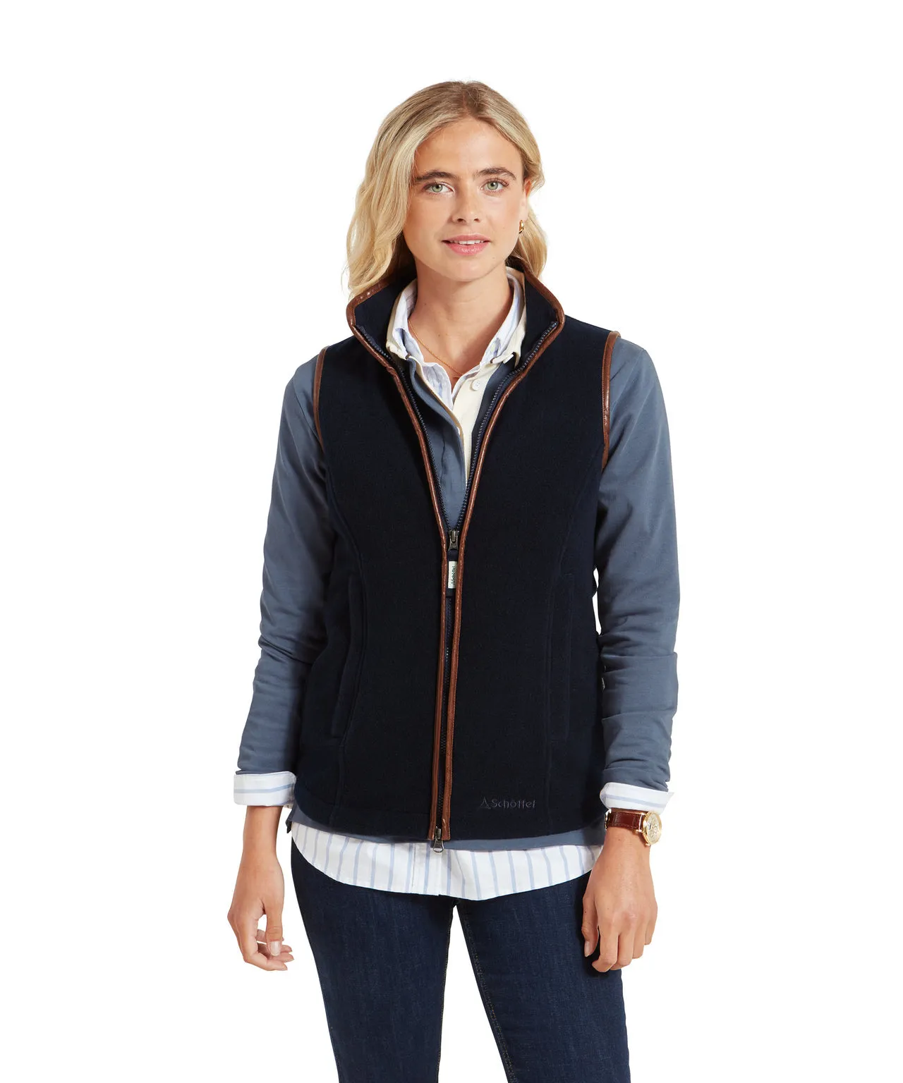 Lyndon Fleece Gilet Navy