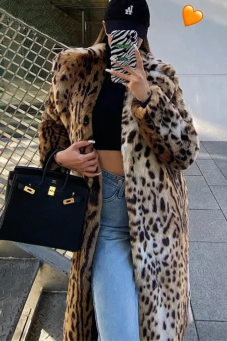 ‘Makucha’ Leopard Fur Coat