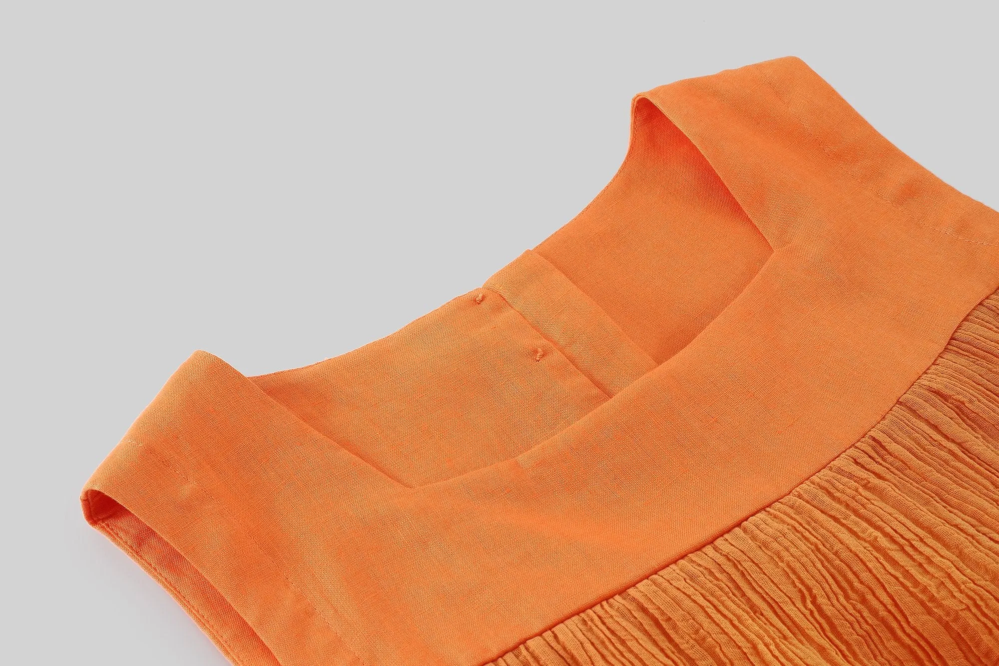 Mandarin Orange 44 |  sleeveless dress