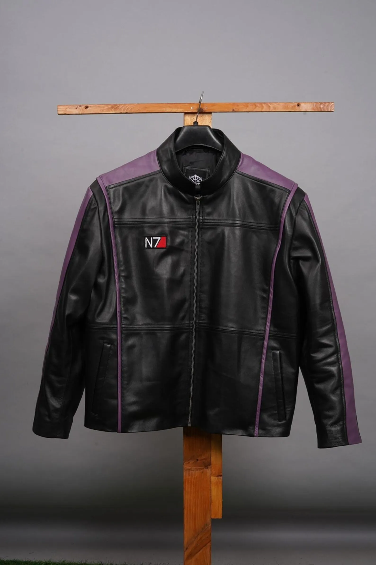 Mens Mass Effect Motorcycle Inspired Leather Jacket