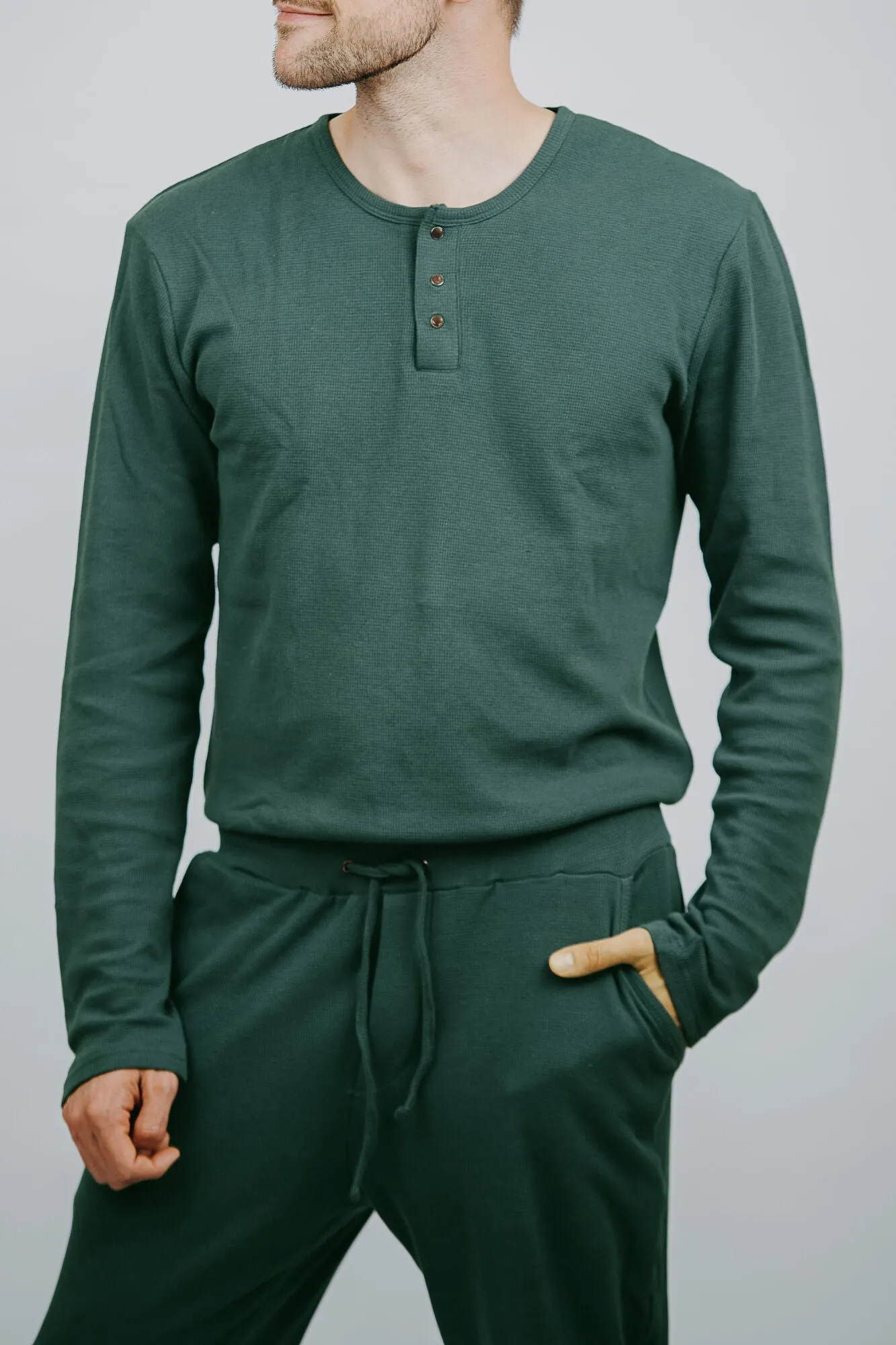 Men's Organic Thermal Lounge Set